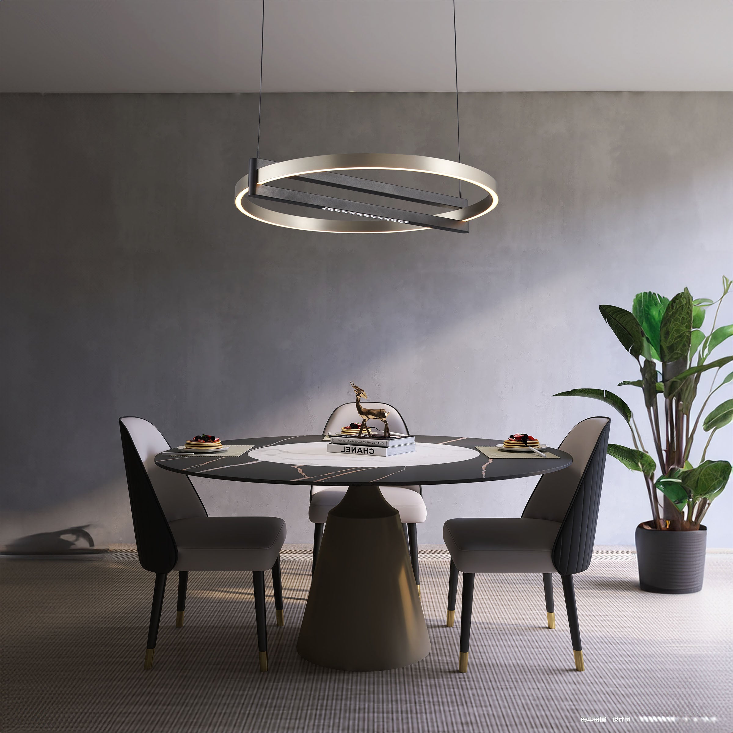 Pre order 110 Days Delivery - Sparkling Geometric Pendant Lamp MK5903PA-001-01 - Pendant Lamps | الطلب المسبق التسليم خلال 90 يومًا - مصباح معلق هندسي متلألئ - ebarza Furniture UAE | Shop Modern Furniture in Abu Dhabi & Dubai - مفروشات ايبازرا في الامارات | تسوق اثاث عصري وديكورات مميزة في دبي وابوظبي