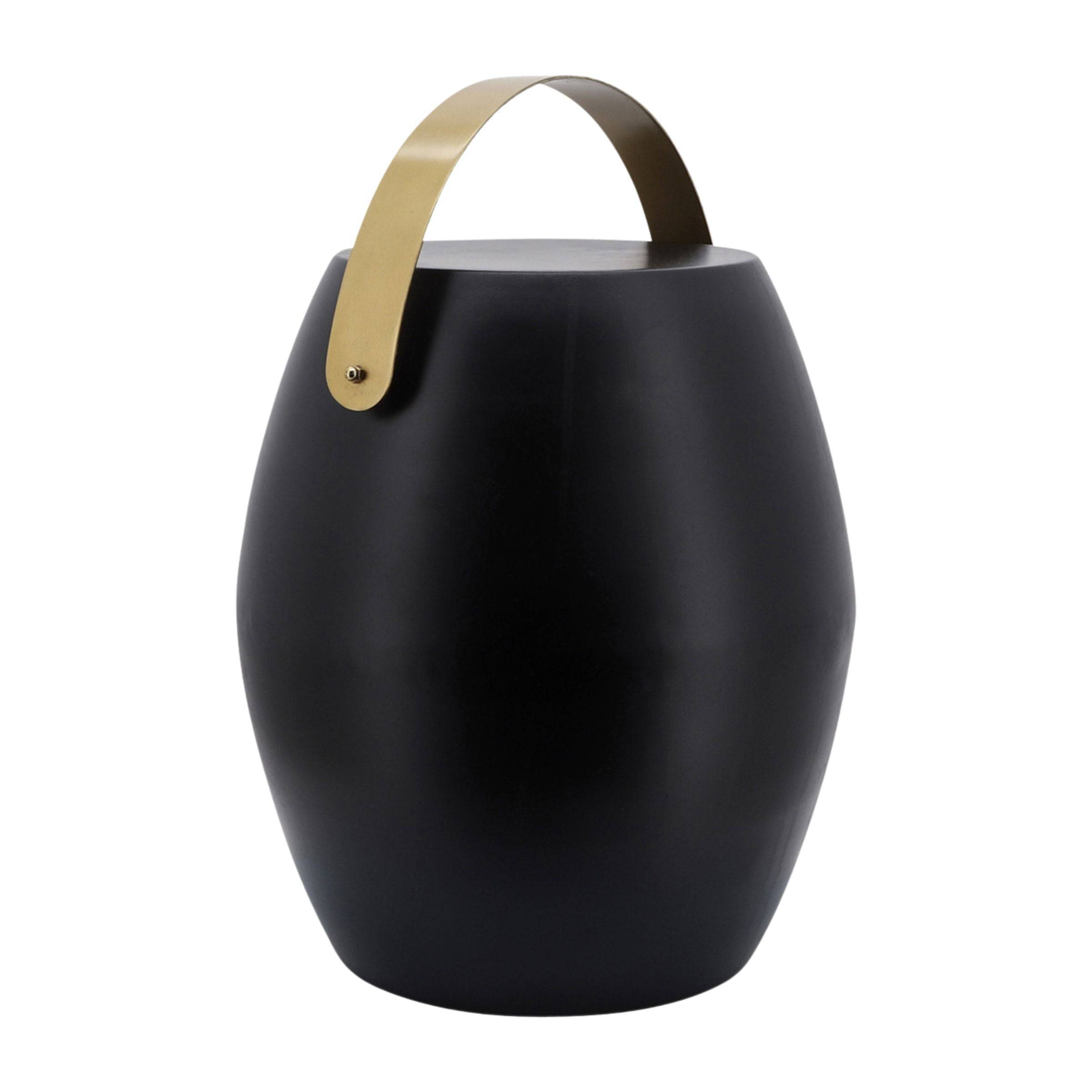 Metal Barrel Accent Table 15636-01 - Side Tables - ebarza Furniture UAE | Shop Modern Furniture in Abu Dhabi & Dubai - مفروشات ايبازرا في الامارات | تسوق اثاث عصري وديكورات مميزة في دبي وابوظبي