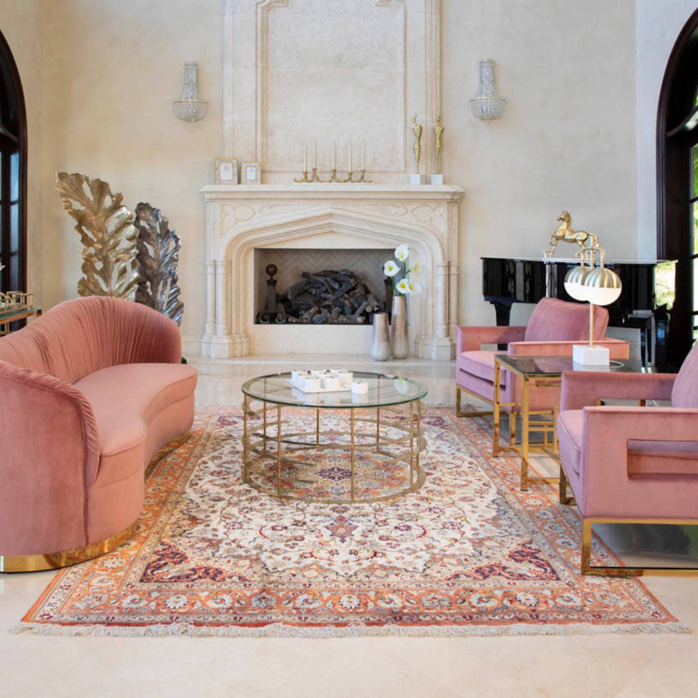 Metal Candelabra On Marble Base, White And Gold 15212 - Candle Holders - ebarza Furniture UAE | Shop Modern Furniture in Abu Dhabi & Dubai - مفروشات ايبازرا في الامارات | تسوق اثاث عصري وديكورات مميزة في دبي وابوظبي