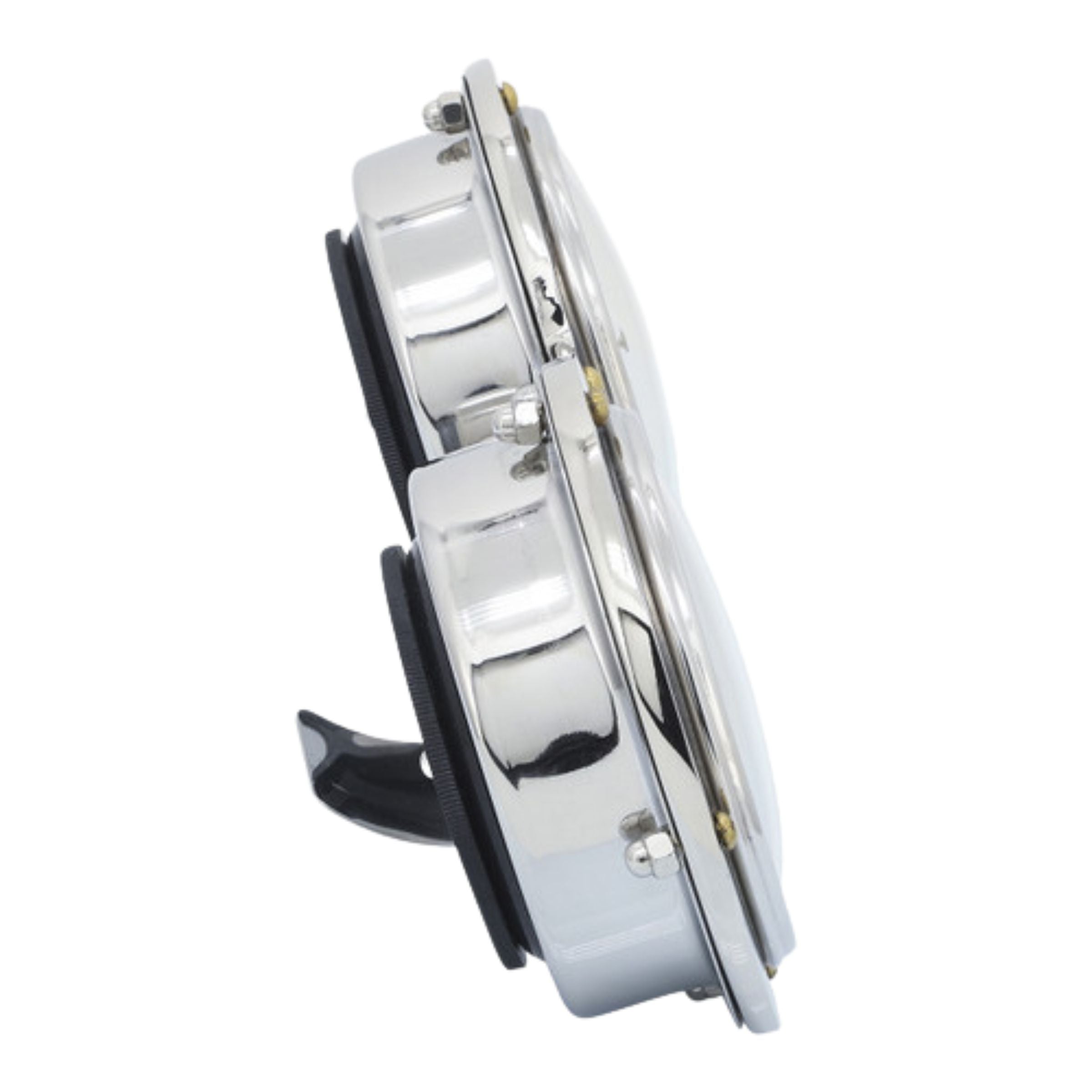 Metal Dual Clock 16232 -  Clocks - ebarza Furniture UAE | Shop Modern Furniture in Abu Dhabi & Dubai - مفروشات ايبازرا في الامارات | تسوق اثاث عصري وديكورات مميزة في دبي وابوظبي