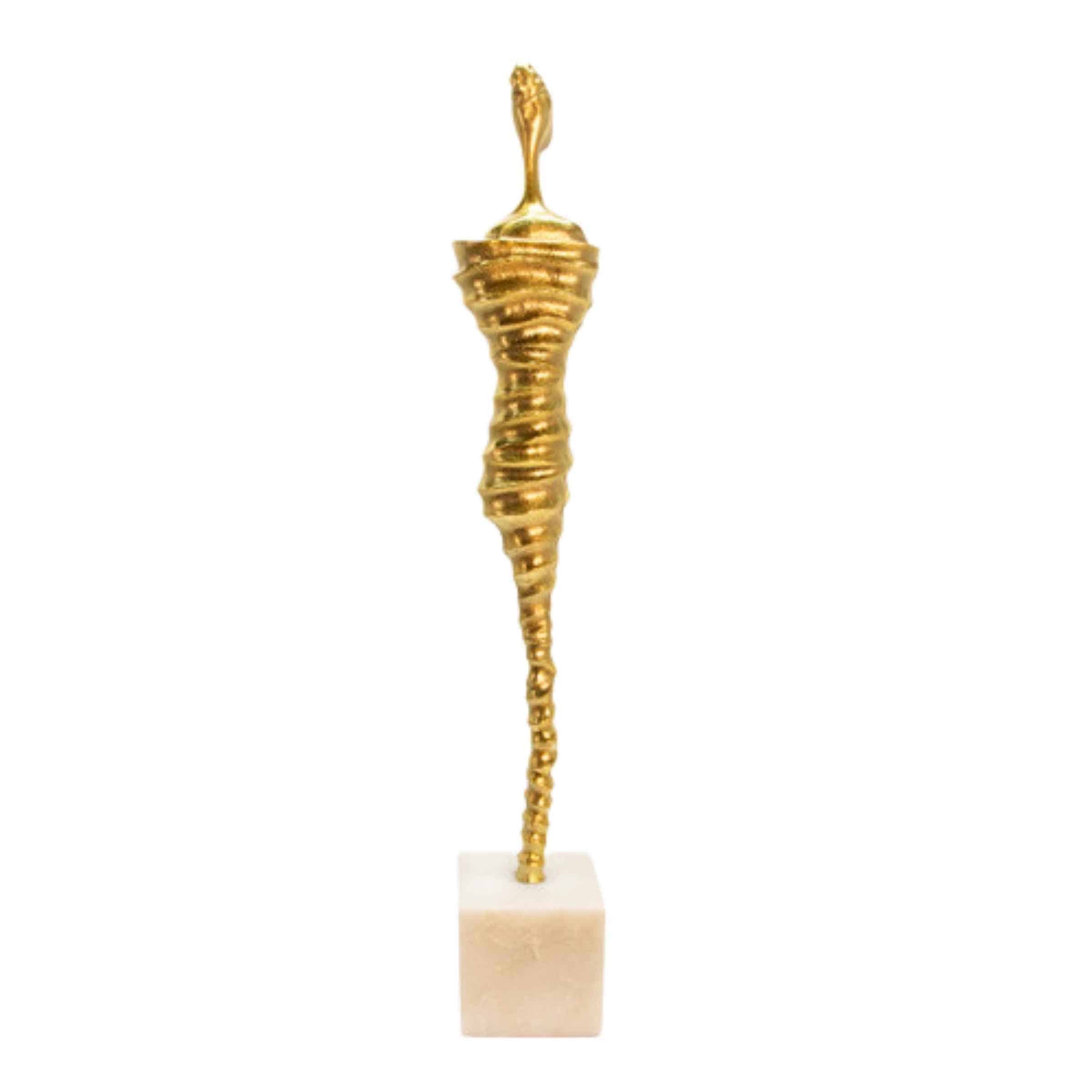 Metal Modern Male Mummy Décor 68 Cm - Gold 15575-02 - Home Decor Figurines - ebarza Furniture UAE | Shop Modern Furniture in Abu Dhabi & Dubai - مفروشات ايبازرا في الامارات | تسوق اثاث عصري وديكورات مميزة في دبي وابوظبي