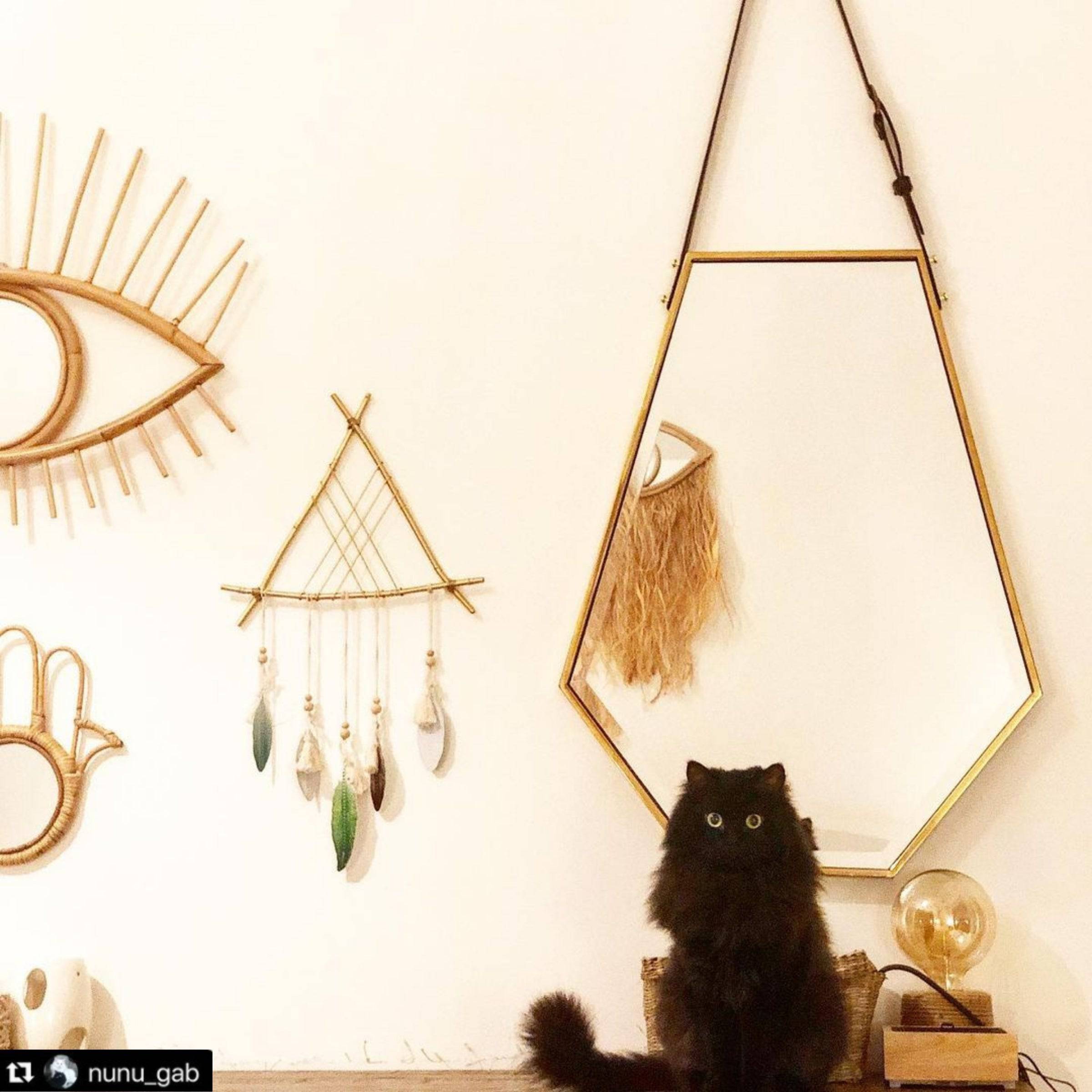 Mid Century French Style Mirror Oa-6042 -  Mirrors - ebarza Furniture UAE | Shop Modern Furniture in Abu Dhabi & Dubai - مفروشات ايبازرا في الامارات | تسوق اثاث عصري وديكورات مميزة في دبي وابوظبي