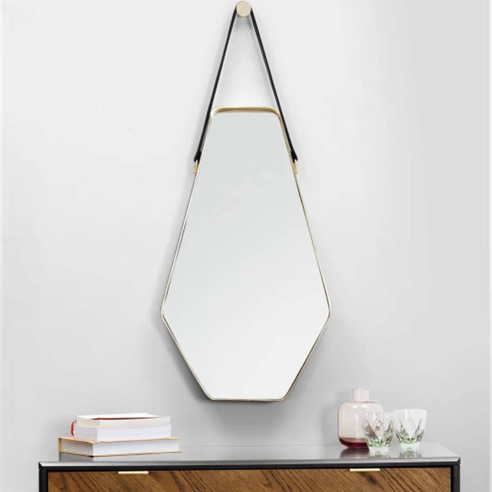 Mid Century French Style Mirror Oa-6043-G -  Mirrors - ebarza Furniture UAE | Shop Modern Furniture in Abu Dhabi & Dubai - مفروشات ايبازرا في الامارات | تسوق اثاث عصري وديكورات مميزة في دبي وابوظبي