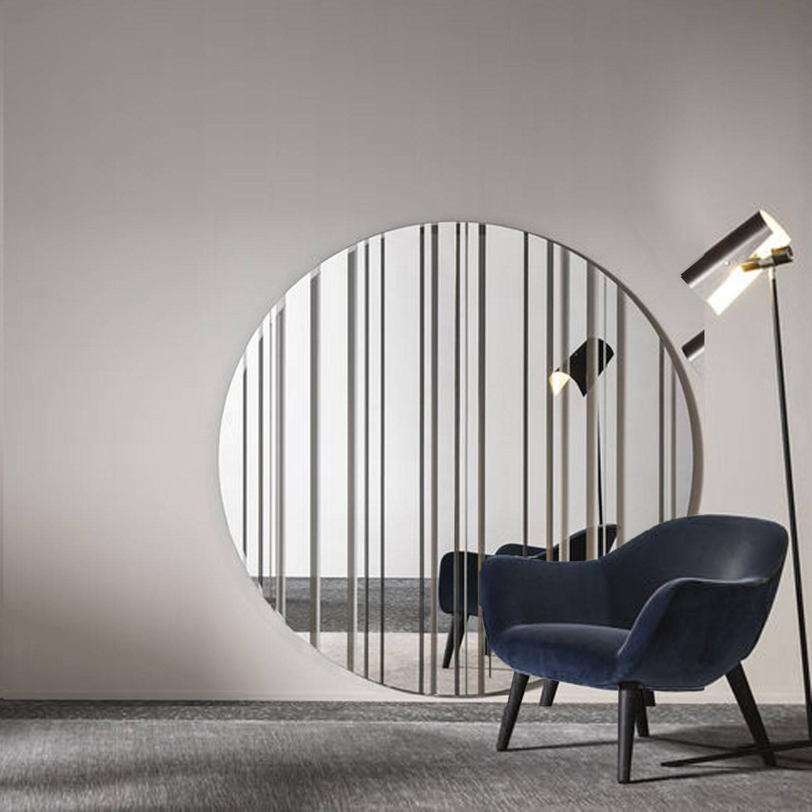 Mid Century Mirror Oa-8008 -  Mirrors - ebarza Furniture UAE | Shop Modern Furniture in Abu Dhabi & Dubai - مفروشات ايبازرا في الامارات | تسوق اثاث عصري وديكورات مميزة في دبي وابوظبي