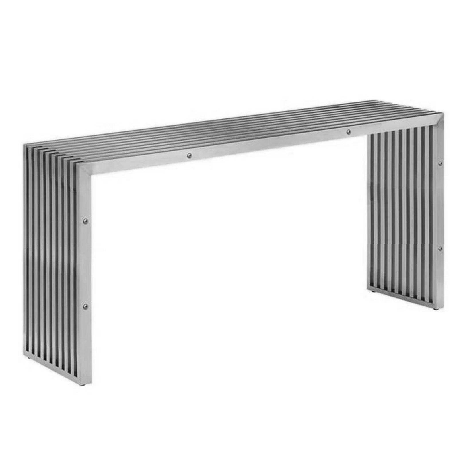 Mid Century Stainless Console Psh-48-C-Con - Consoles - ebarza Furniture UAE | Shop Modern Furniture in Abu Dhabi & Dubai - مفروشات ايبازرا في الامارات | تسوق اثاث عصري وديكورات مميزة في دبي وابوظبي