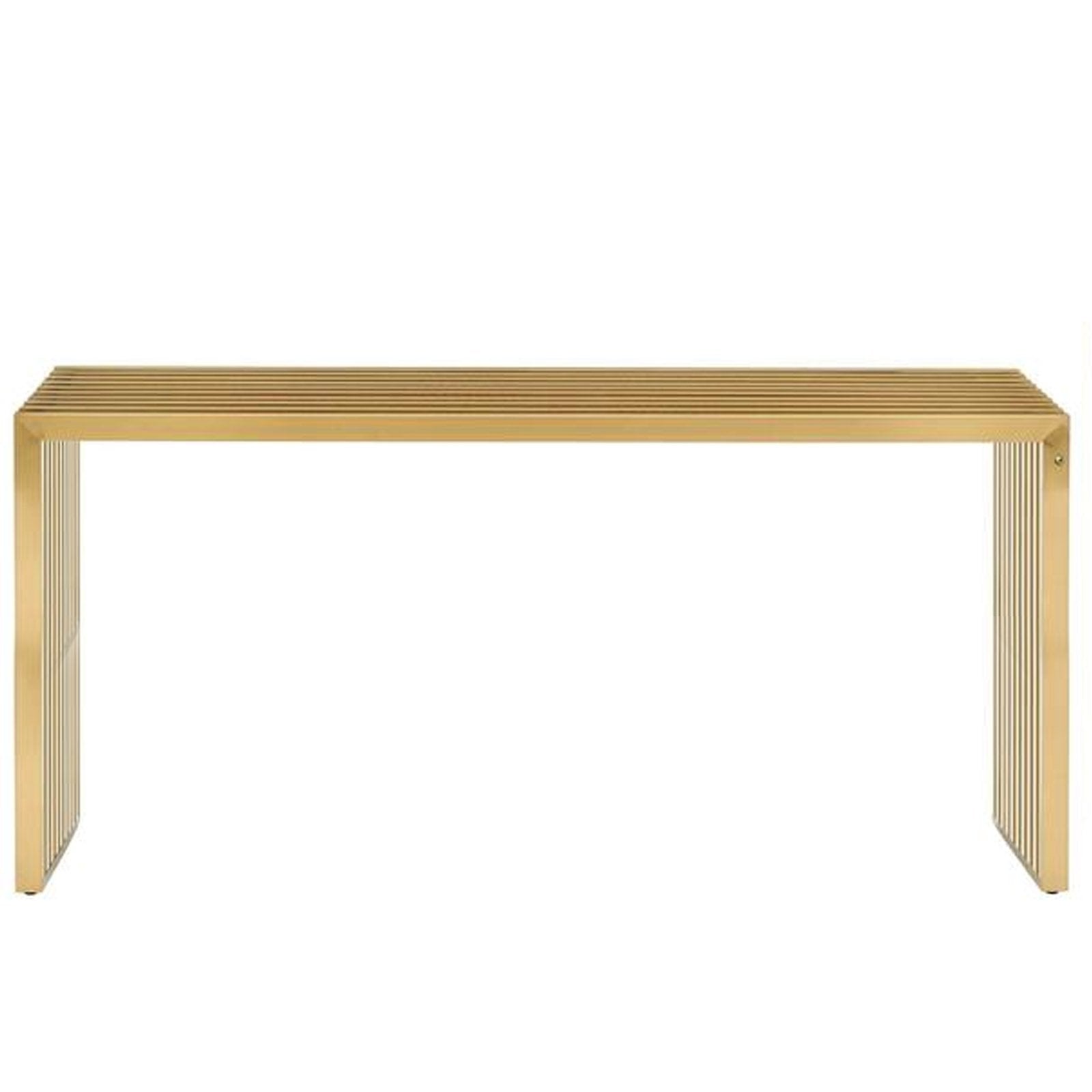 Mid Century Stainless Console Psh-48-G-Con - Consoles - ebarza Furniture UAE | Shop Modern Furniture in Abu Dhabi & Dubai - مفروشات ايبازرا في الامارات | تسوق اثاث عصري وديكورات مميزة في دبي وابوظبي