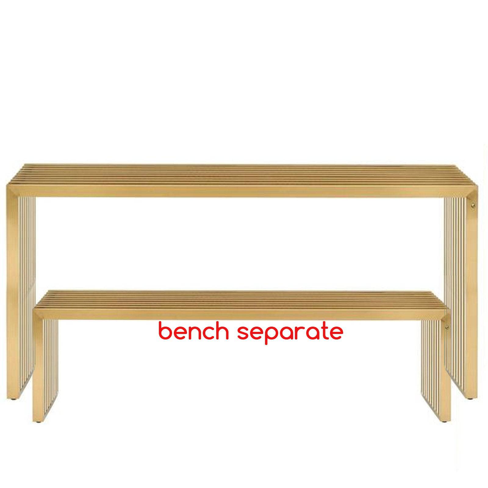 Mid Century Stainless Console Psh-48-G-Con - Consoles - ebarza Furniture UAE | Shop Modern Furniture in Abu Dhabi & Dubai - مفروشات ايبازرا في الامارات | تسوق اثاث عصري وديكورات مميزة في دبي وابوظبي