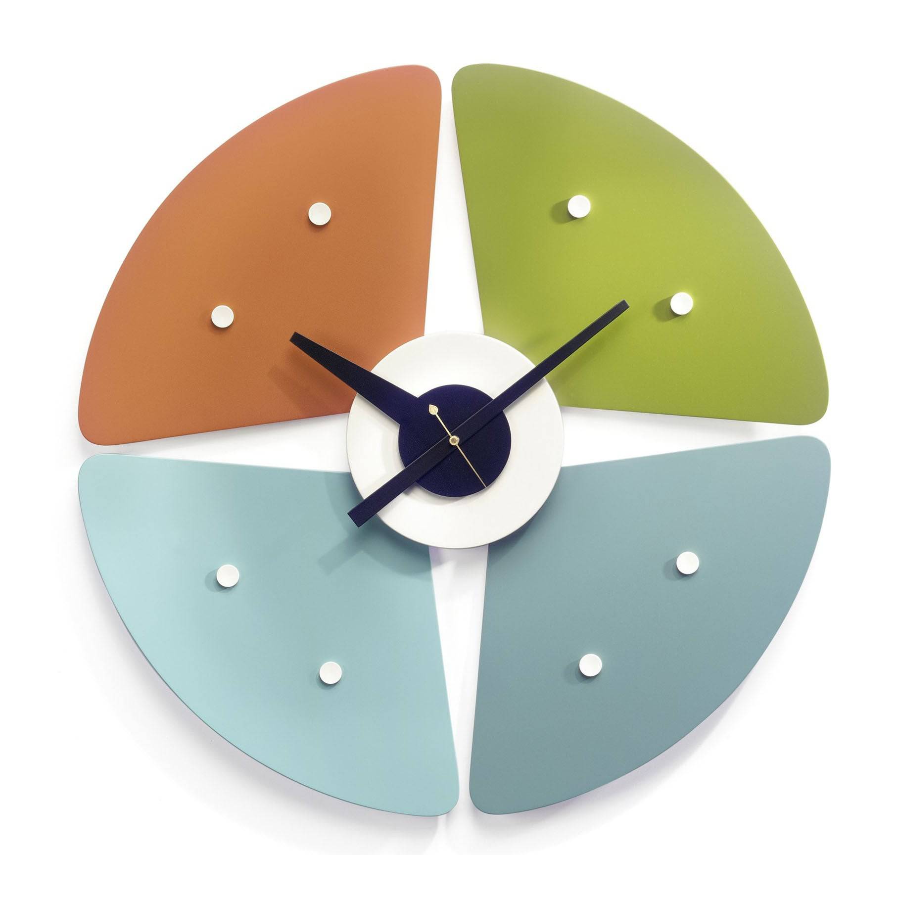 Mid Century Wall Clock St0054W - Cw11 - Clocks - ebarza Furniture UAE | Shop Modern Furniture in Abu Dhabi & Dubai - مفروشات ايبازرا في الامارات | تسوق اثاث عصري وديكورات مميزة في دبي وابوظبي