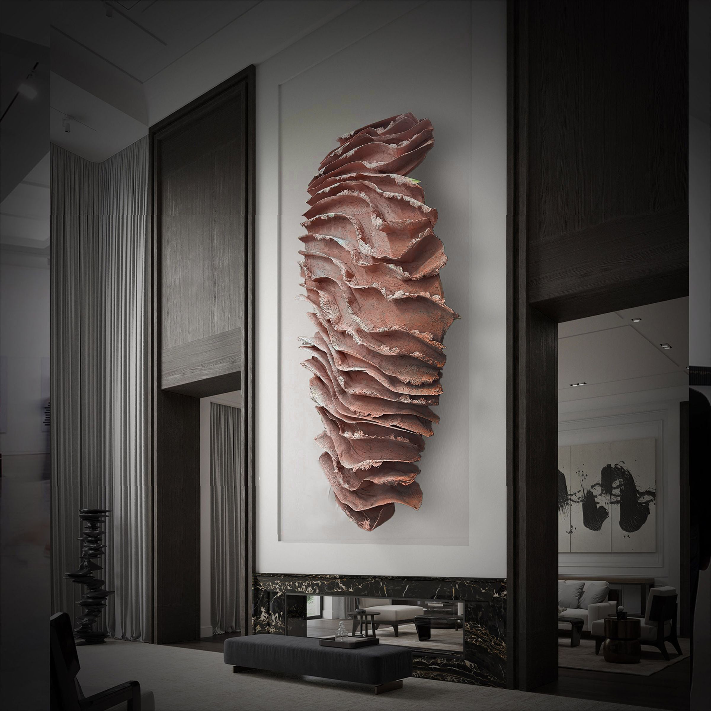 Beyond The Surface Frameless Wall Art Artwork W100*H175 CM  2305051 -  Artwork - ebarza Furniture UAE | Shop Modern Furniture in Abu Dhabi & Dubai - مفروشات ايبازرا في الامارات | تسوق اثاث عصري وديكورات مميزة في دبي وابوظبي