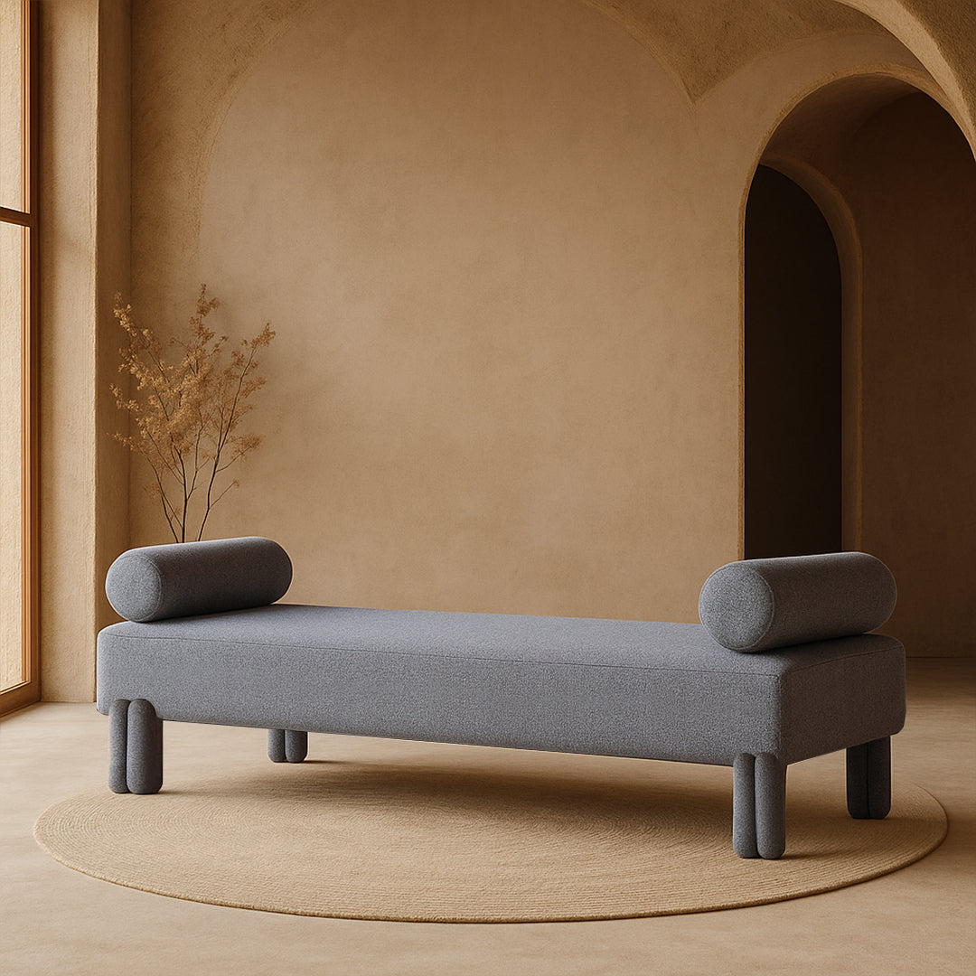 Modern Chaise Lounge - Black 17042-01 - Sofas - ebarza Furniture UAE | Shop Modern Furniture in Abu Dhabi & Dubai - مفروشات ايبازرا في الامارات | تسوق اثاث عصري وديكورات مميزة في دبي وابوظبي