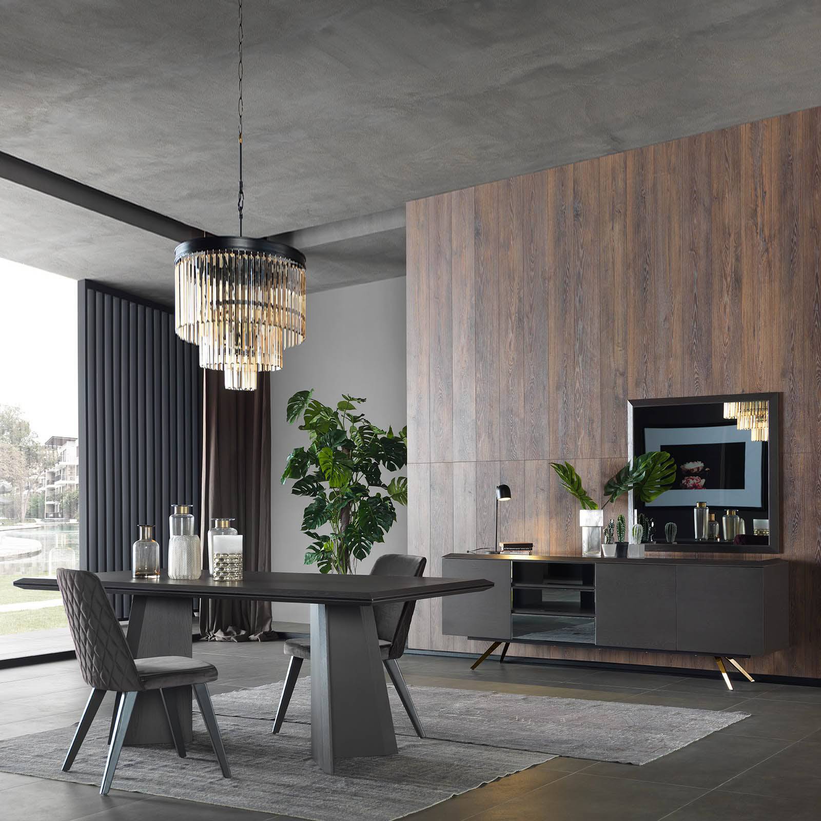 Monica Side Board+  Mirrors  Monicaside002 -  Sideboards - ebarza Furniture UAE | Shop Modern Furniture in Abu Dhabi & Dubai - مفروشات ايبازرا في الامارات | تسوق اثاث عصري وديكورات مميزة في دبي وابوظبي