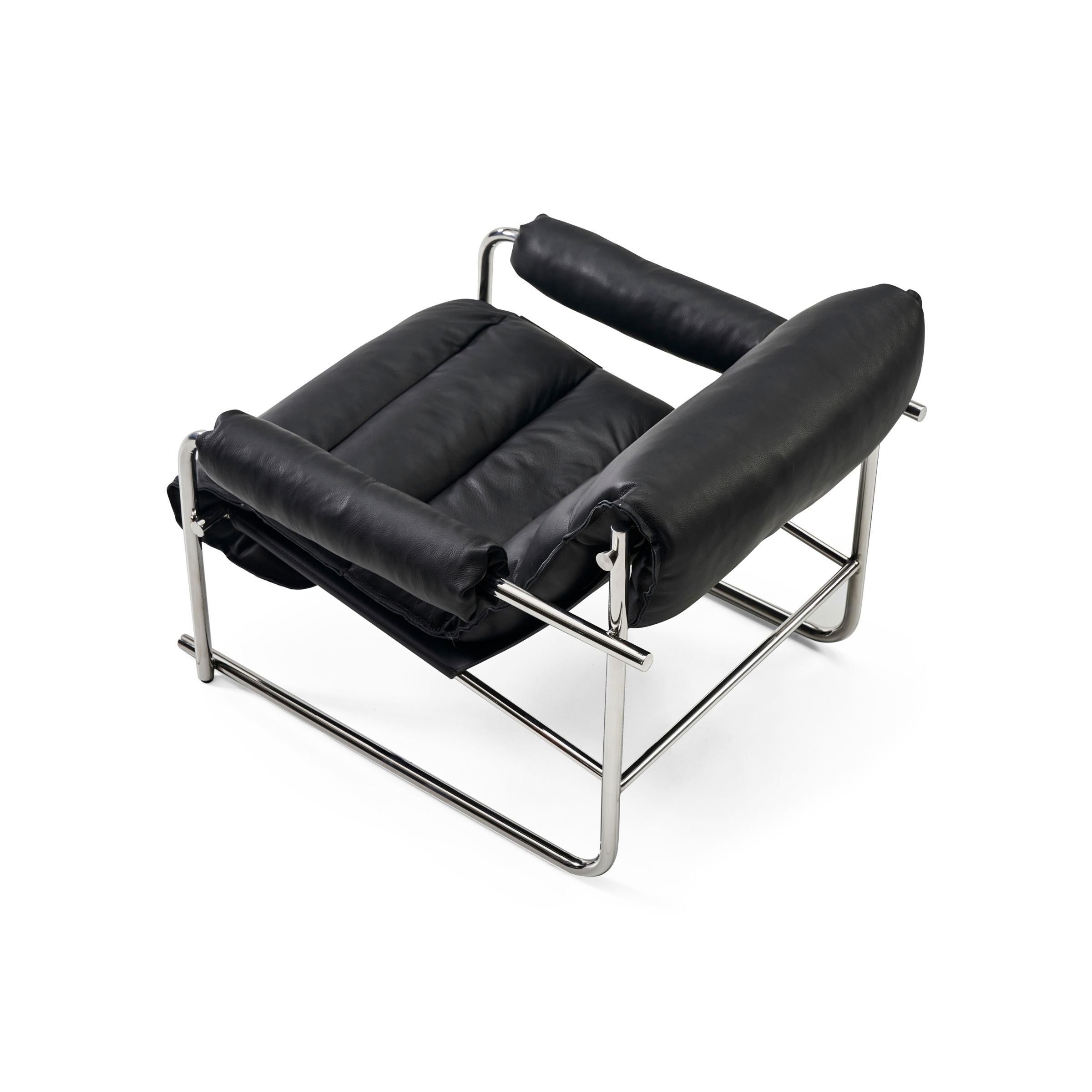 Murcia Whole Leather Lounge Chair LC066 - Lounge Chairs - ebarza Furniture UAE | Shop Modern Furniture in Abu Dhabi & Dubai - مفروشات ايبازرا في الامارات | تسوق اثاث عصري وديكورات مميزة في دبي وابوظبي