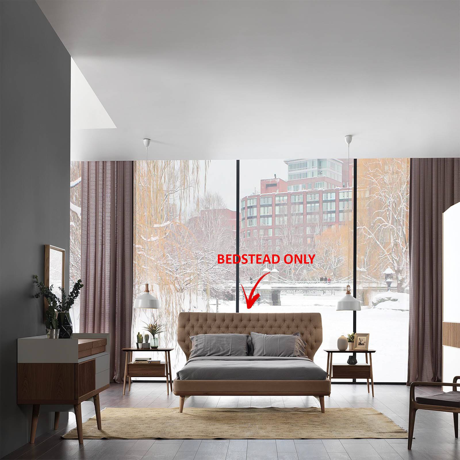 Natura Bedstead Natura009-Bed - Bedsteads - ebarza Furniture UAE | Shop Modern Furniture in Abu Dhabi & Dubai - مفروشات ايبازرا في الامارات | تسوق اثاث عصري وديكورات مميزة في دبي وابوظبي