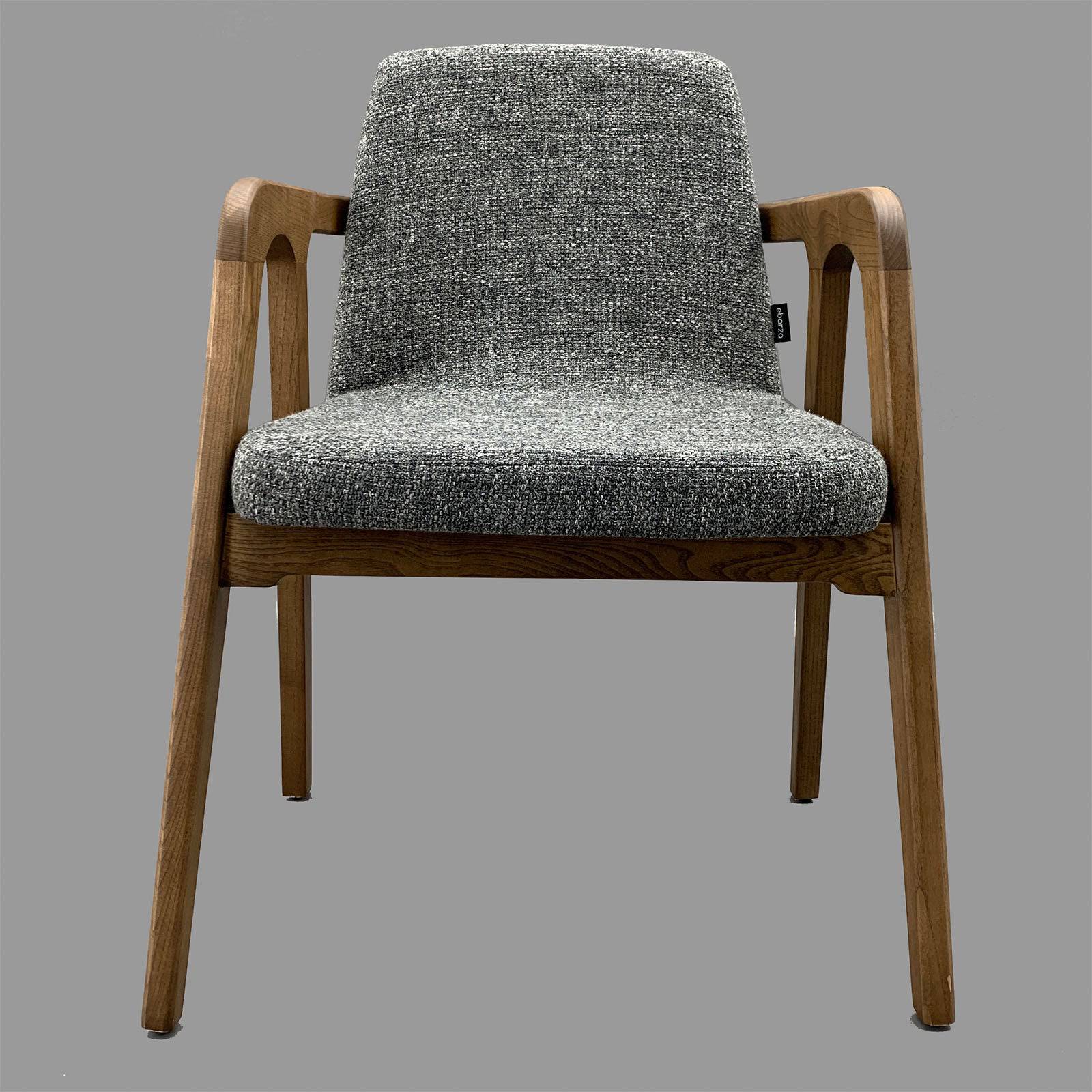 Natura Solid Ash Wood Chair Cosmic48-Grey-Naturach - Chairs - ebarza Furniture UAE | Shop Modern Furniture in Abu Dhabi & Dubai - مفروشات ايبازرا في الامارات | تسوق اثاث عصري وديكورات مميزة في دبي وابوظبي