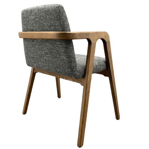 Natura  Solid Ash Wood Chair Cosmic48-Grey-Naturach -  Chairs - ebarza Furniture UAE | Shop Modern Furniture in Abu Dhabi & Dubai - مفروشات ايبازرا في الامارات | تسوق اثاث عصري وديكورات مميزة في دبي وابوظبي