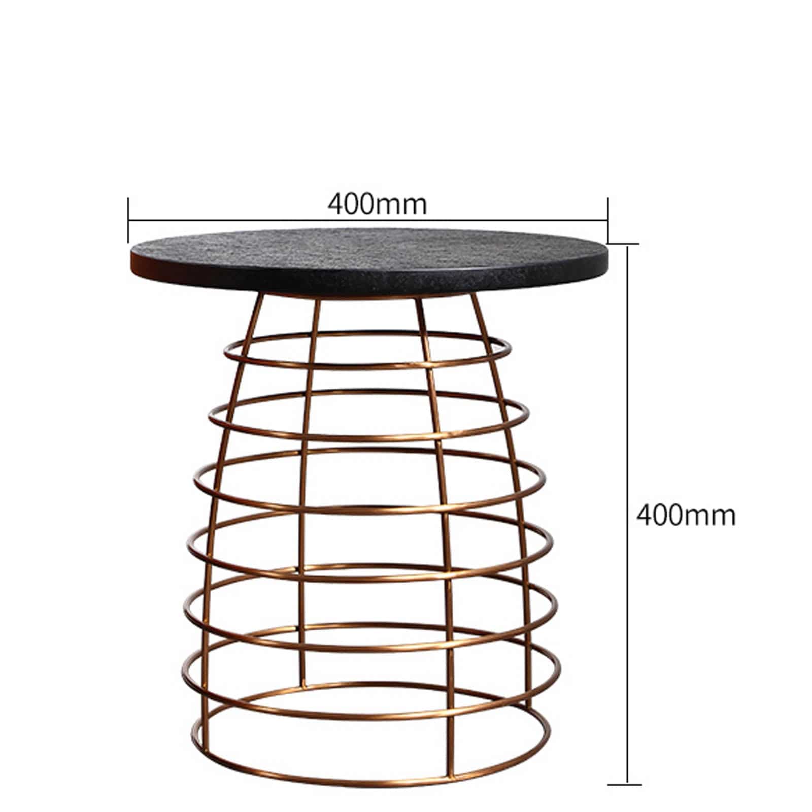 Natural Volakas Stone Table Lt009S - Side Tables - ebarza Furniture UAE | Shop Modern Furniture in Abu Dhabi & Dubai - مفروشات ايبازرا في الامارات | تسوق اثاث عصري وديكورات مميزة في دبي وابوظبي