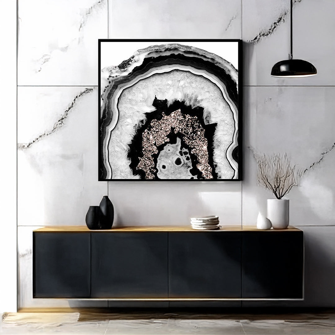 Natural White Stone Painting Wall Art Fa-H2009D - Paintings - ebarza Furniture UAE | Shop Modern Furniture in Abu Dhabi & Dubai - مفروشات ايبازرا في الامارات | تسوق اثاث عصري وديكورات مميزة في دبي وابوظبي