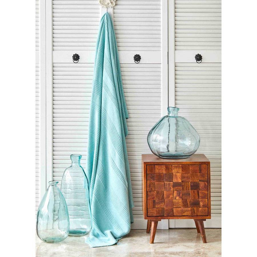 Nautica Home Spello Knitwear Mint Throw 180.01.01.0062 -  Blankets - ebarza Furniture UAE | Shop Modern Furniture in Abu Dhabi & Dubai - مفروشات ايبازرا في الامارات | تسوق اثاث عصري وديكورات مميزة في دبي وابوظبي