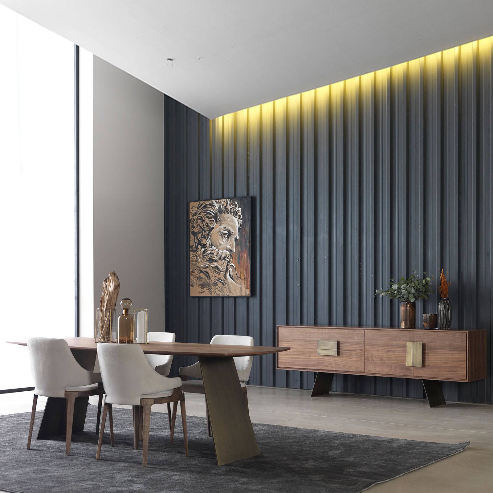 Next Dining Table Next007 - Dining Tables - ebarza Furniture UAE | Shop Modern Furniture in Abu Dhabi & Dubai - مفروشات ايبازرا في الامارات | تسوق اثاث عصري وديكورات مميزة في دبي وابوظبي