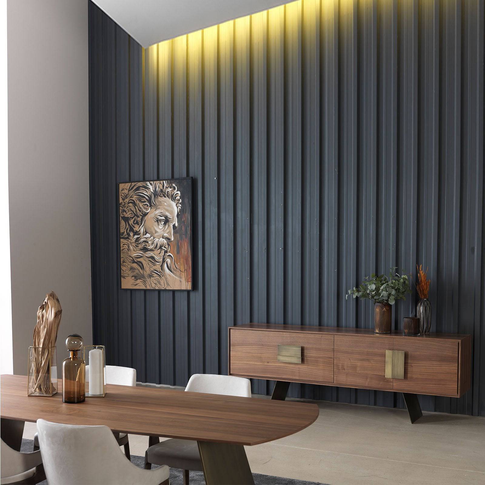 Next Dining Table Next007 - Dining Tables - ebarza Furniture UAE | Shop Modern Furniture in Abu Dhabi & Dubai - مفروشات ايبازرا في الامارات | تسوق اثاث عصري وديكورات مميزة في دبي وابوظبي