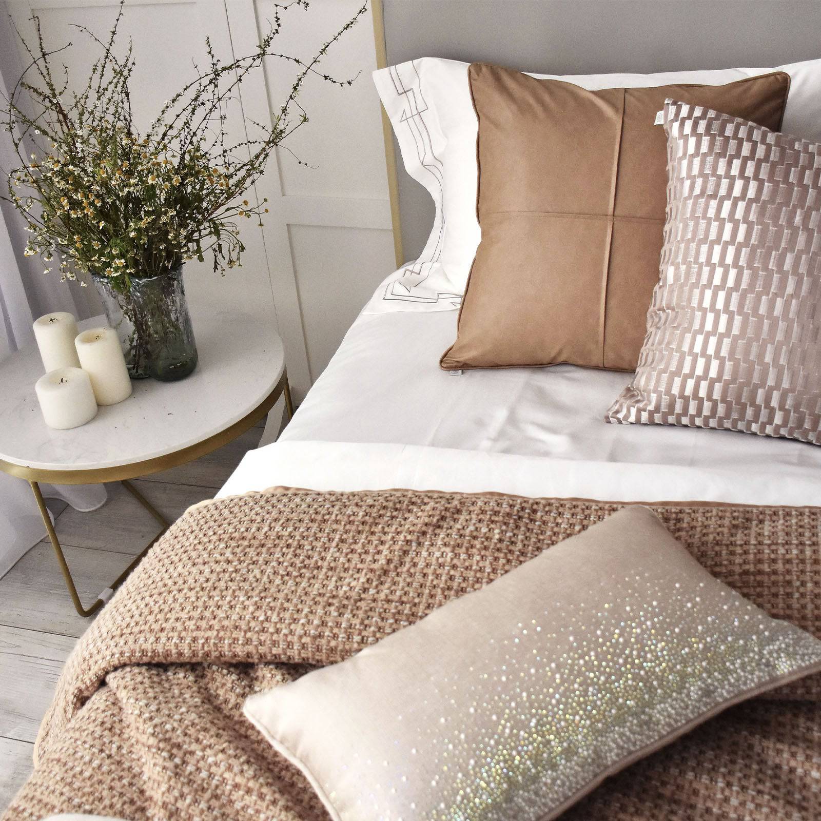 Normandy Full Bedding Set Ebb-002 - Bedding - ebarza Furniture UAE | Shop Modern Furniture in Abu Dhabi & Dubai - مفروشات ايبازرا في الامارات | تسوق اثاث عصري وديكورات مميزة في دبي وابوظبي