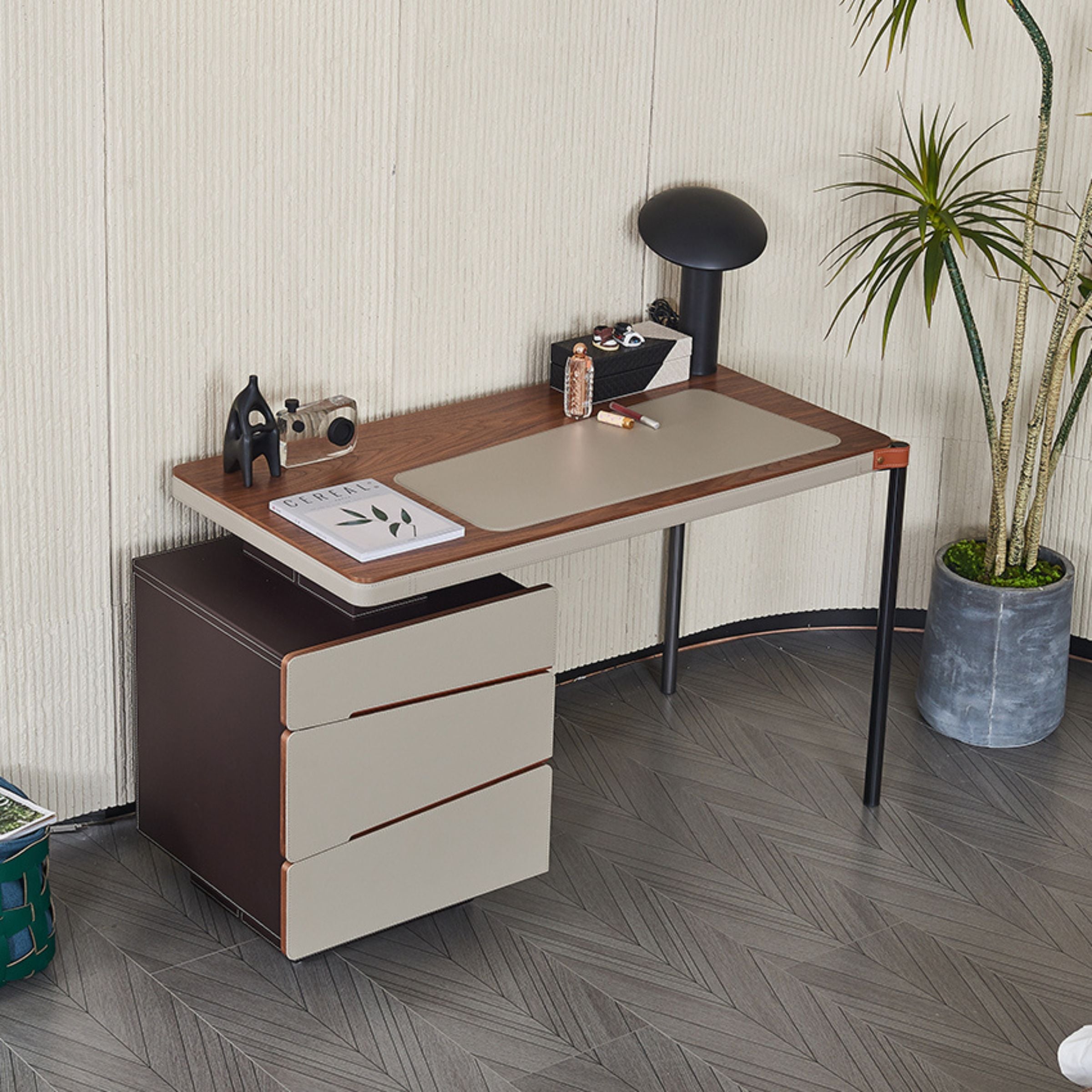Pre-order 35 Days Delivery - Oomph - Oblique Office Desk/ Bedroom Dresser MLL-T09 - Office Desks - ebarza Furniture UAE | Shop Modern Furniture in Abu Dhabi & Dubai - مفروشات ايبازرا في الامارات | تسوق اثاث عصري وديكورات مميزة في دبي وابوظبي