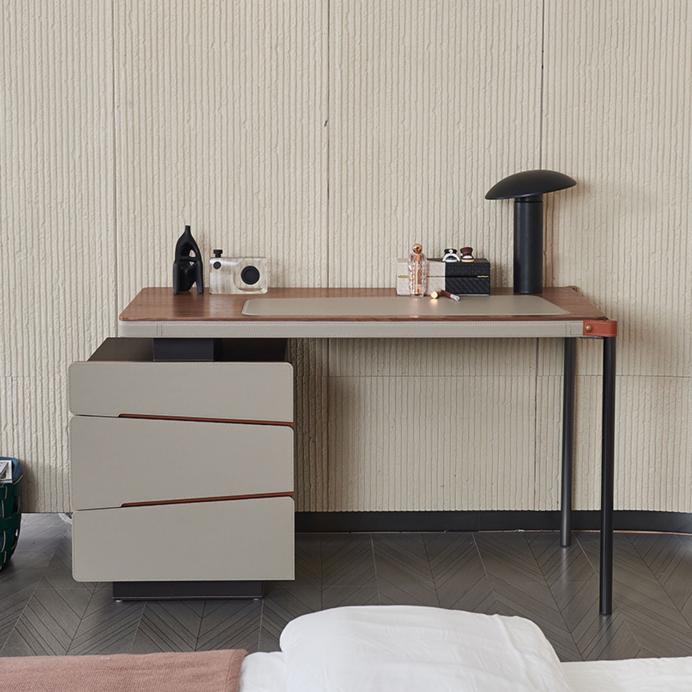 Pre-order 35 Days Delivery - Oomph - Oblique Office Desk/ Bedroom Dresser MLL-T09 - Office Desks - ebarza Furniture UAE | Shop Modern Furniture in Abu Dhabi & Dubai - مفروشات ايبازرا في الامارات | تسوق اثاث عصري وديكورات مميزة في دبي وابوظبي
