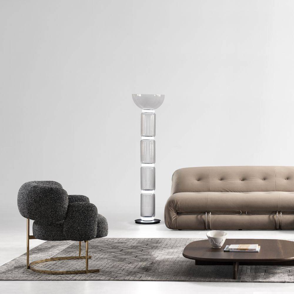 Opera Lounge Chair Lc062-Dark Grey -  Lounge Chairs - ebarza Furniture UAE | Shop Modern Furniture in Abu Dhabi & Dubai - مفروشات ايبازرا في الامارات | تسوق اثاث عصري وديكورات مميزة في دبي وابوظبي