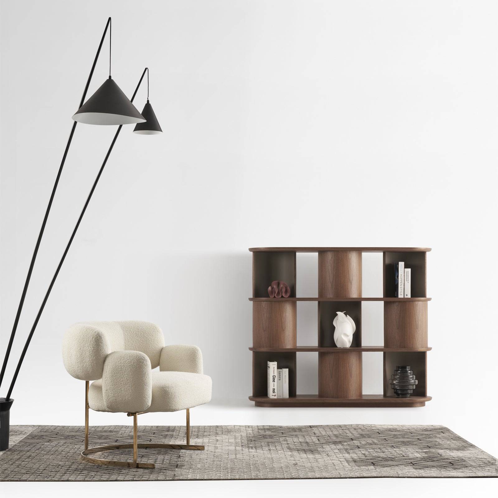 Opera Lounge Chair Lc062-W -  Lounge Chairs - ebarza Furniture UAE | Shop Modern Furniture in Abu Dhabi & Dubai - مفروشات ايبازرا في الامارات | تسوق اثاث عصري وديكورات مميزة في دبي وابوظبي