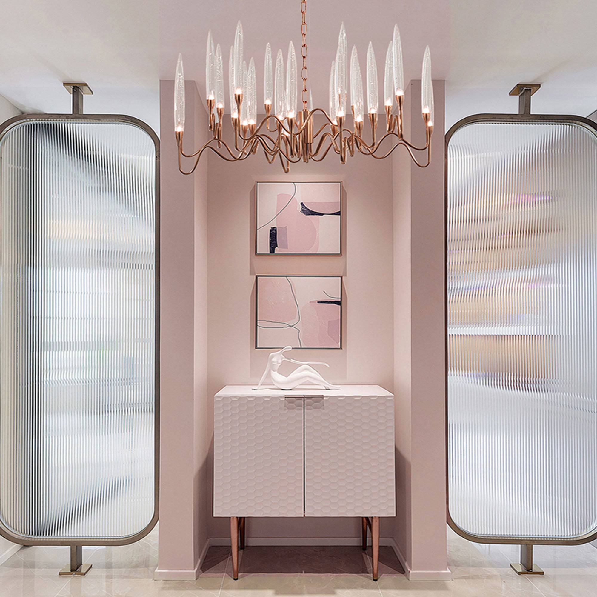 Opus Chandirler Cy-New-090-Rg -  Pendant Lamps - ebarza Furniture UAE | Shop Modern Furniture in Abu Dhabi & Dubai - مفروشات ايبازرا في الامارات | تسوق اثاث عصري وديكورات مميزة في دبي وابوظبي