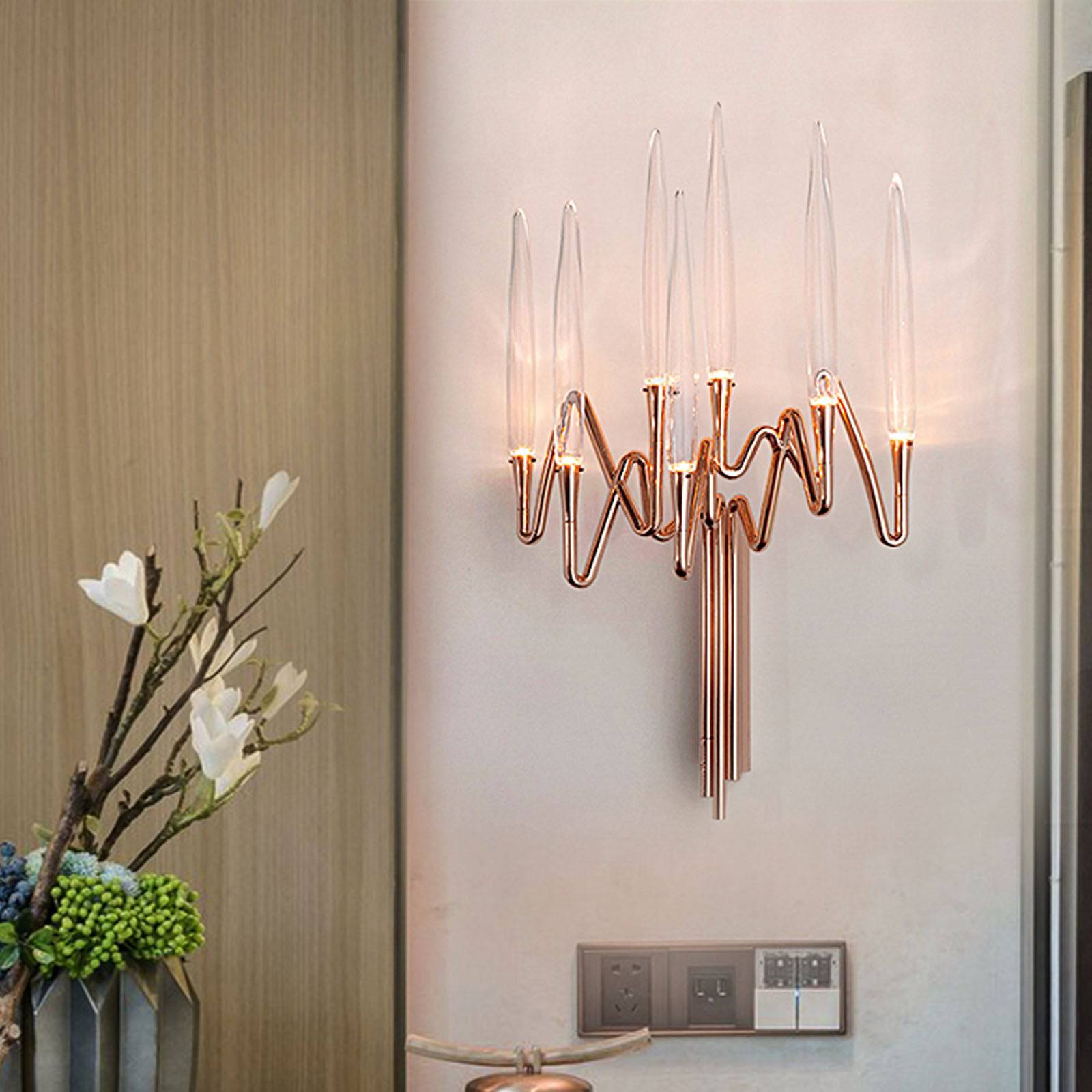 Opus Wall Lamp Cy-New-089-Rg -  Wall Lamps - ebarza Furniture UAE | Shop Modern Furniture in Abu Dhabi & Dubai - مفروشات ايبازرا في الامارات | تسوق اثاث عصري وديكورات مميزة في دبي وابوظبي