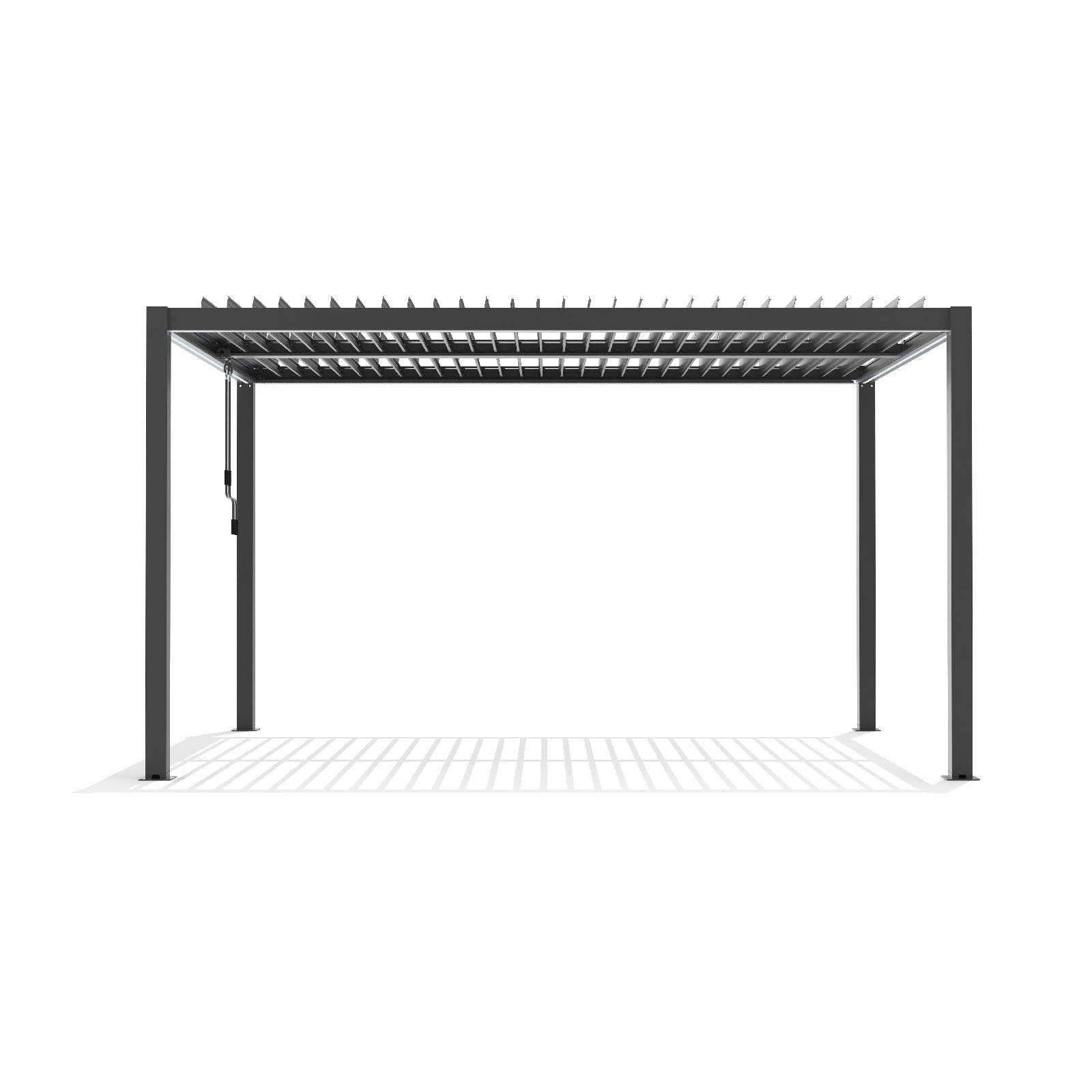 Outdoor Pergola And Screen With Led Light 300X400 M8610L-3X4 - Smart Outdoors - ebarza Furniture UAE | Shop Modern Furniture in Abu Dhabi & Dubai - مفروشات ايبازرا في الامارات | تسوق اثاث عصري وديكورات مميزة في دبي وابوظبي