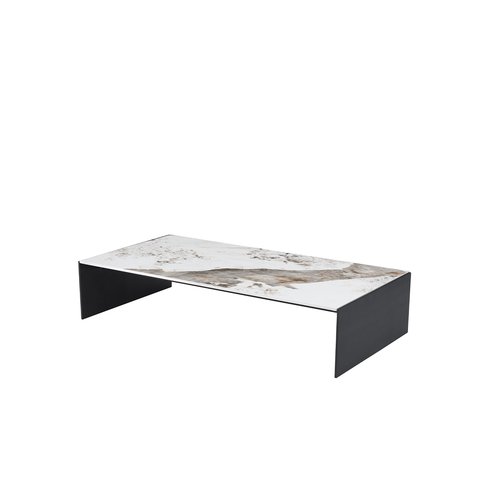 Pandora Rock Sintered Marble Center Table Lt040 -  Coffee Tables - ebarza Furniture UAE | Shop Modern Furniture in Abu Dhabi & Dubai - مفروشات ايبازرا في الامارات | تسوق اثاث عصري وديكورات مميزة في دبي وابوظبي