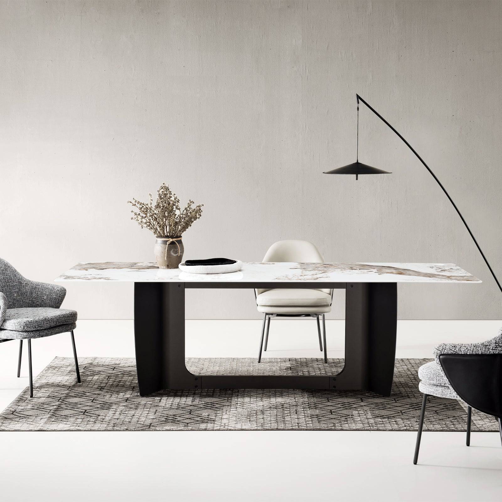 Pandora Steel Dining Table Legs Dt016-Legs only - Table bases - ebarza Furniture UAE | Shop Modern Furniture in Abu Dhabi & Dubai - مفروشات ايبازرا في الامارات | تسوق اثاث عصري وديكورات مميزة في دبي وابوظبي