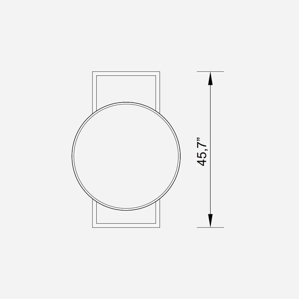 Paris Chrome Mirror Paris005 - Mirrors - ebarza Furniture UAE | Shop Modern Furniture in Abu Dhabi & Dubai - مفروشات ايبازرا في الامارات | تسوق اثاث عصري وديكورات مميزة في دبي وابوظبي