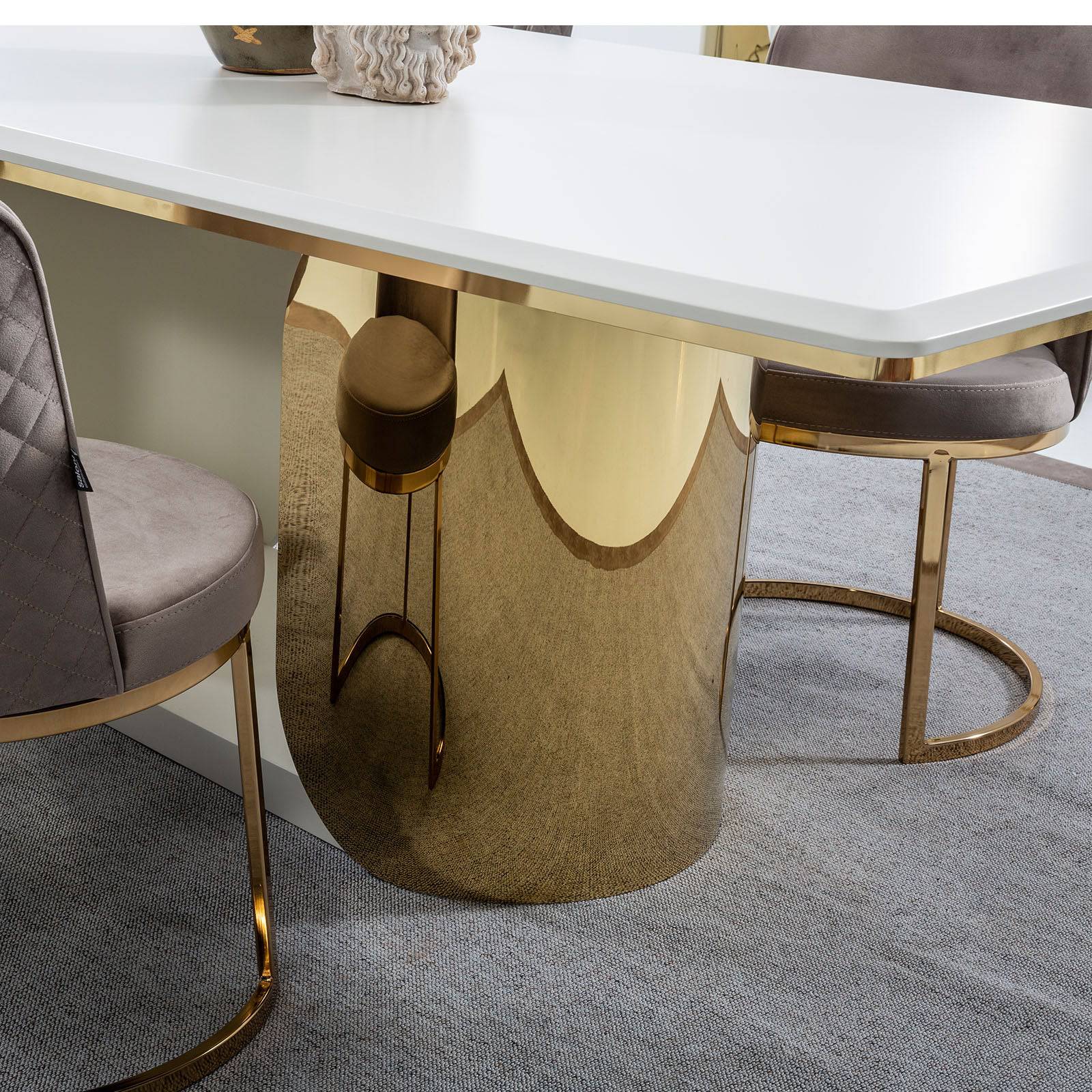 Phantom Dining Table Phantom005Tableonly - Dining Tables - ebarza Furniture UAE | Shop Modern Furniture in Abu Dhabi & Dubai - مفروشات ايبازرا في الامارات | تسوق اثاث عصري وديكورات مميزة في دبي وابوظبي