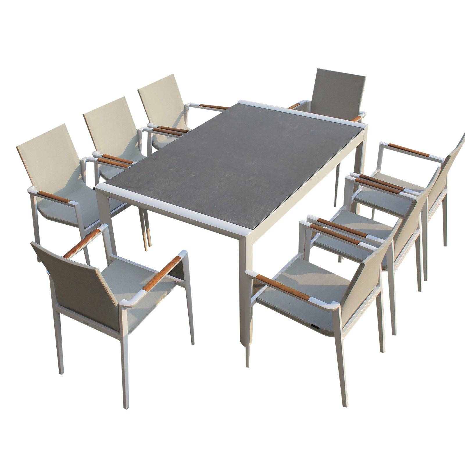 Phoenix Outdoor Dining Set Phoenix-D - Outdoor Furniture Sets - ebarza Furniture UAE | Shop Modern Furniture in Abu Dhabi & Dubai - مفروشات ايبازرا في الامارات | تسوق اثاث عصري وديكورات مميزة في دبي وابوظبي