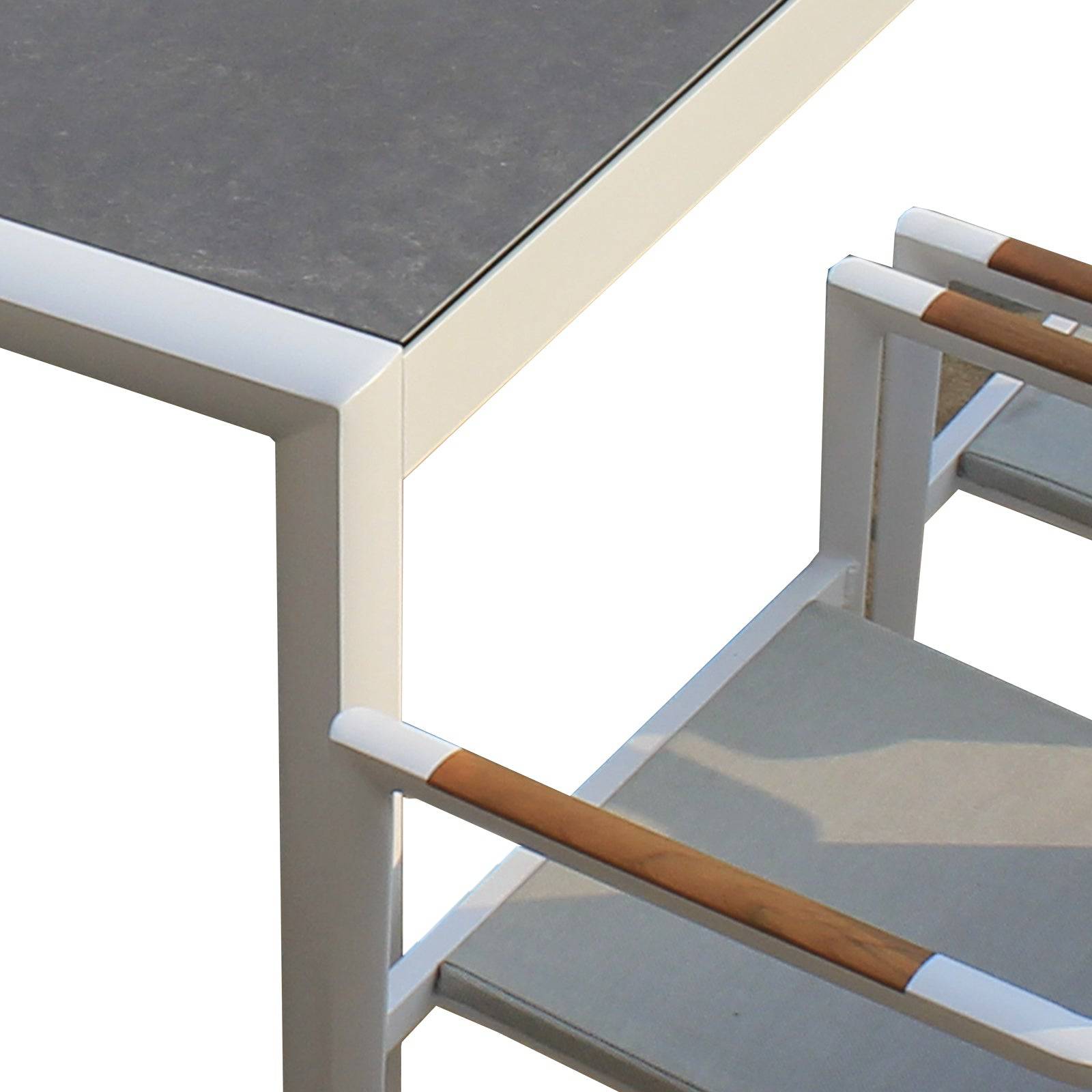 Phoenix Outdoor Dining Table And Chair Set Phoenix-C-Small - Outdoor Furniture Sets - ebarza Furniture UAE | Shop Modern Furniture in Abu Dhabi & Dubai - مفروشات ايبازرا في الامارات | تسوق اثاث عصري وديكورات مميزة في دبي وابوظبي