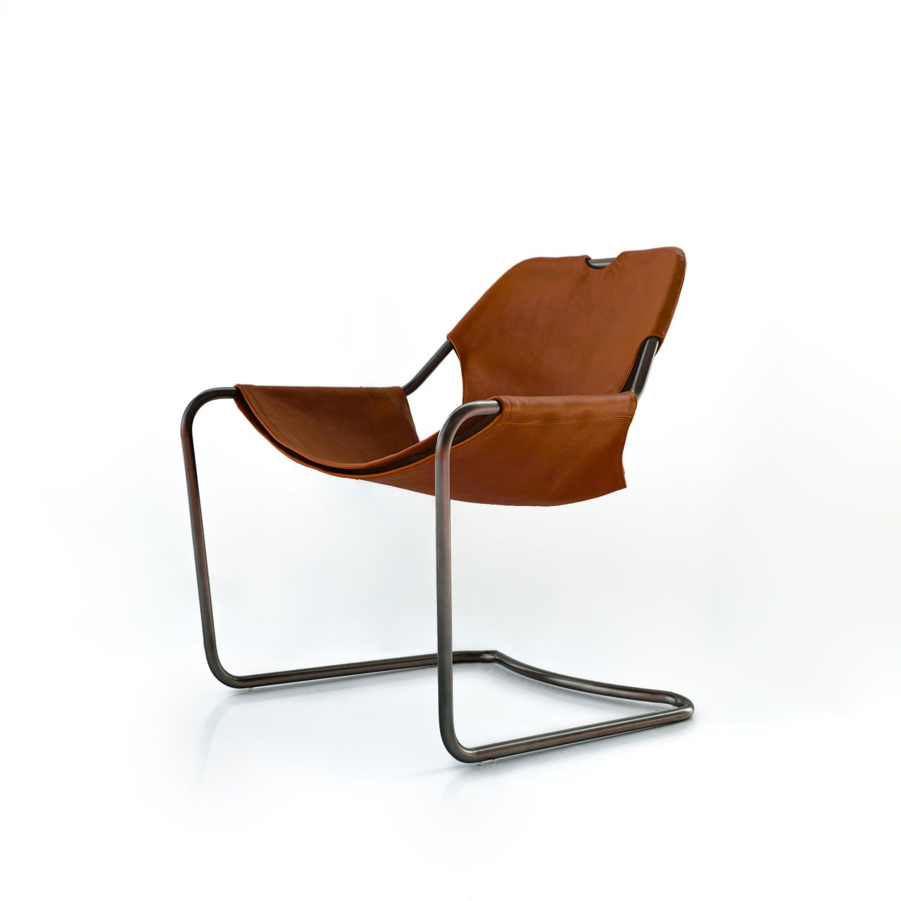 Camaro caramel Leather Lounge chair -  BC639 -  Lounge Chairs - ebarza Furniture UAE | Shop Modern Furniture in Abu Dhabi & Dubai - مفروشات ايبازرا في الامارات | تسوق اثاث عصري وديكورات مميزة في دبي وابوظبي