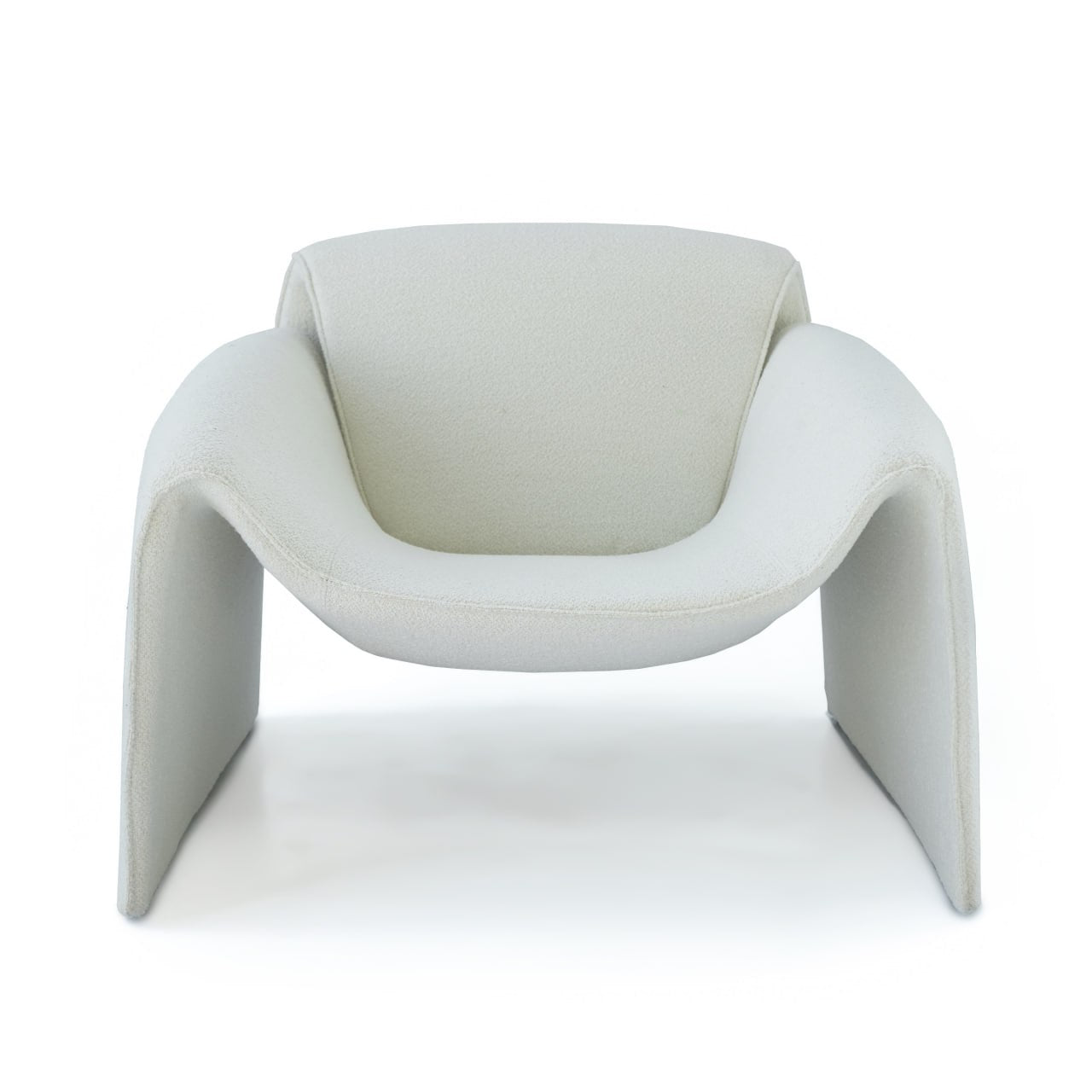 Display Item - New Drancy White Armchair LC056-White beige Nakheel - DISPLAY ITEM - ebarza Furniture UAE | Shop Modern Furniture in Abu Dhabi & Dubai - مفروشات ايبازرا في الامارات | تسوق اثاث عصري وديكورات مميزة في دبي وابوظبي