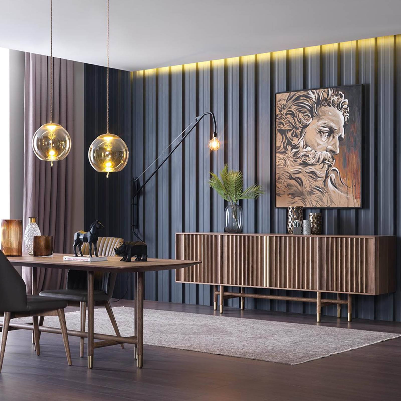 Pietra Dining Table Pietradining - Dining Tables - ebarza Furniture UAE | Shop Modern Furniture in Abu Dhabi & Dubai - مفروشات ايبازرا في الامارات | تسوق اثاث عصري وديكورات مميزة في دبي وابوظبي