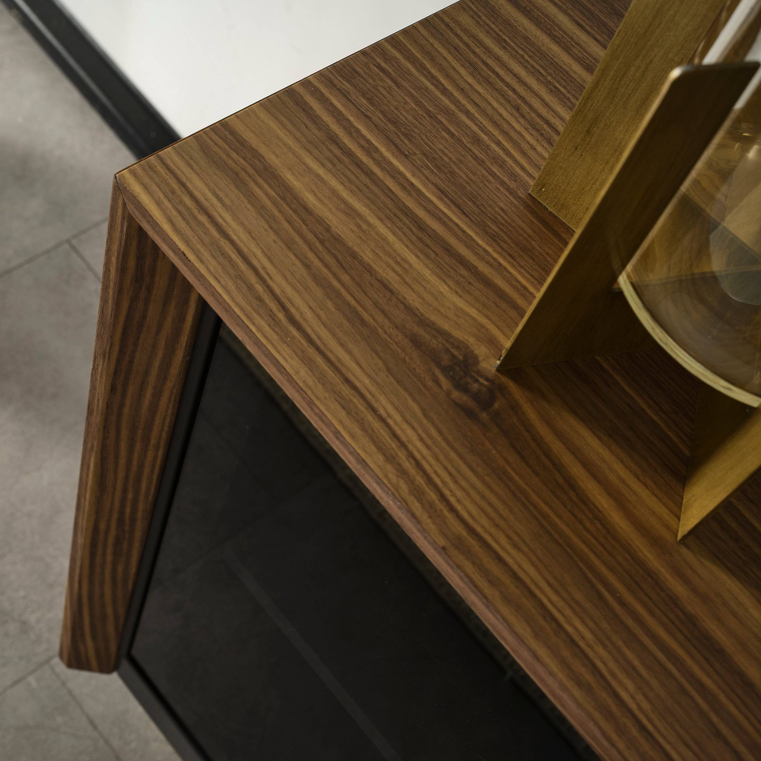 Pietra Kristal Sideboard And Mirror Krstl-Sbcnsl -  Sideboards - ebarza Furniture UAE | Shop Modern Furniture in Abu Dhabi & Dubai - مفروشات ايبازرا في الامارات | تسوق اثاث عصري وديكورات مميزة في دبي وابوظبي