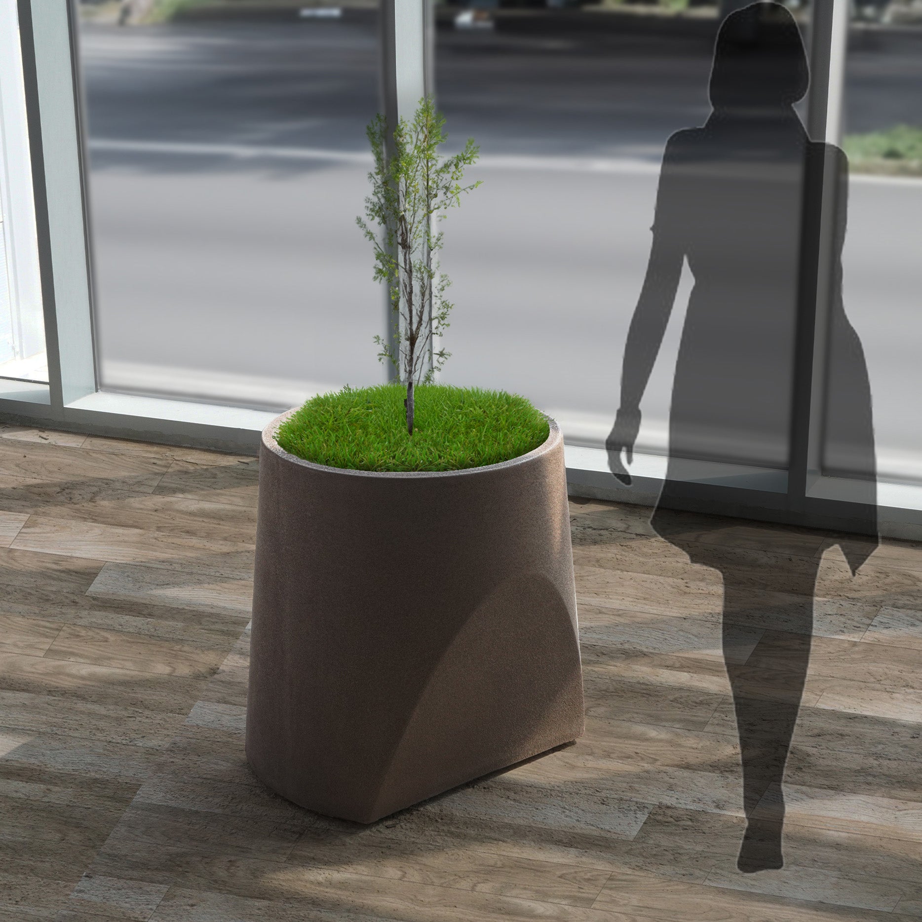 Coffee Brown Planter Box XK-4085A-Coffee Brown - Planter Boxes - ebarza Furniture UAE | Shop Modern Furniture in Abu Dhabi & Dubai - مفروشات ايبازرا في الامارات | تسوق اثاث عصري وديكورات مميزة في دبي وابوظبي