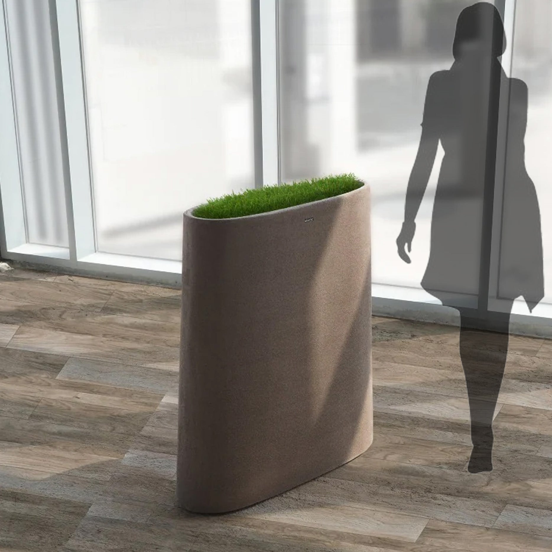 Coffee Brown Planter Box XK-4087A-Coffee Brown -  Planter Boxes - ebarza Furniture UAE | Shop Modern Furniture in Abu Dhabi & Dubai - مفروشات ايبازرا في الامارات | تسوق اثاث عصري وديكورات مميزة في دبي وابوظبي