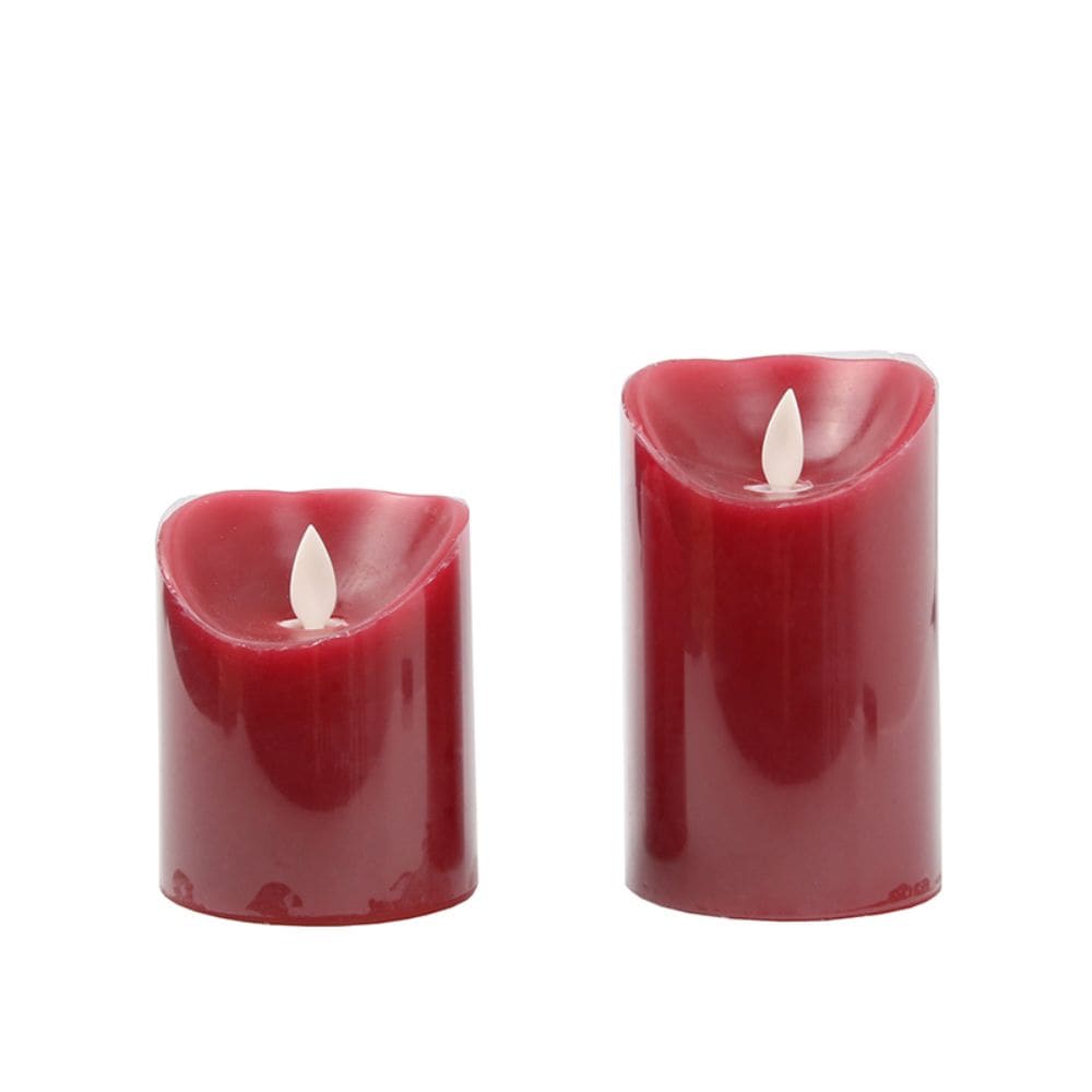 Plastic Candle-Red Fl-Fz602B - Candles - ebarza Furniture UAE | Shop Modern Furniture in Abu Dhabi & Dubai - مفروشات ايبازرا في الامارات | تسوق اثاث عصري وديكورات مميزة في دبي وابوظبي