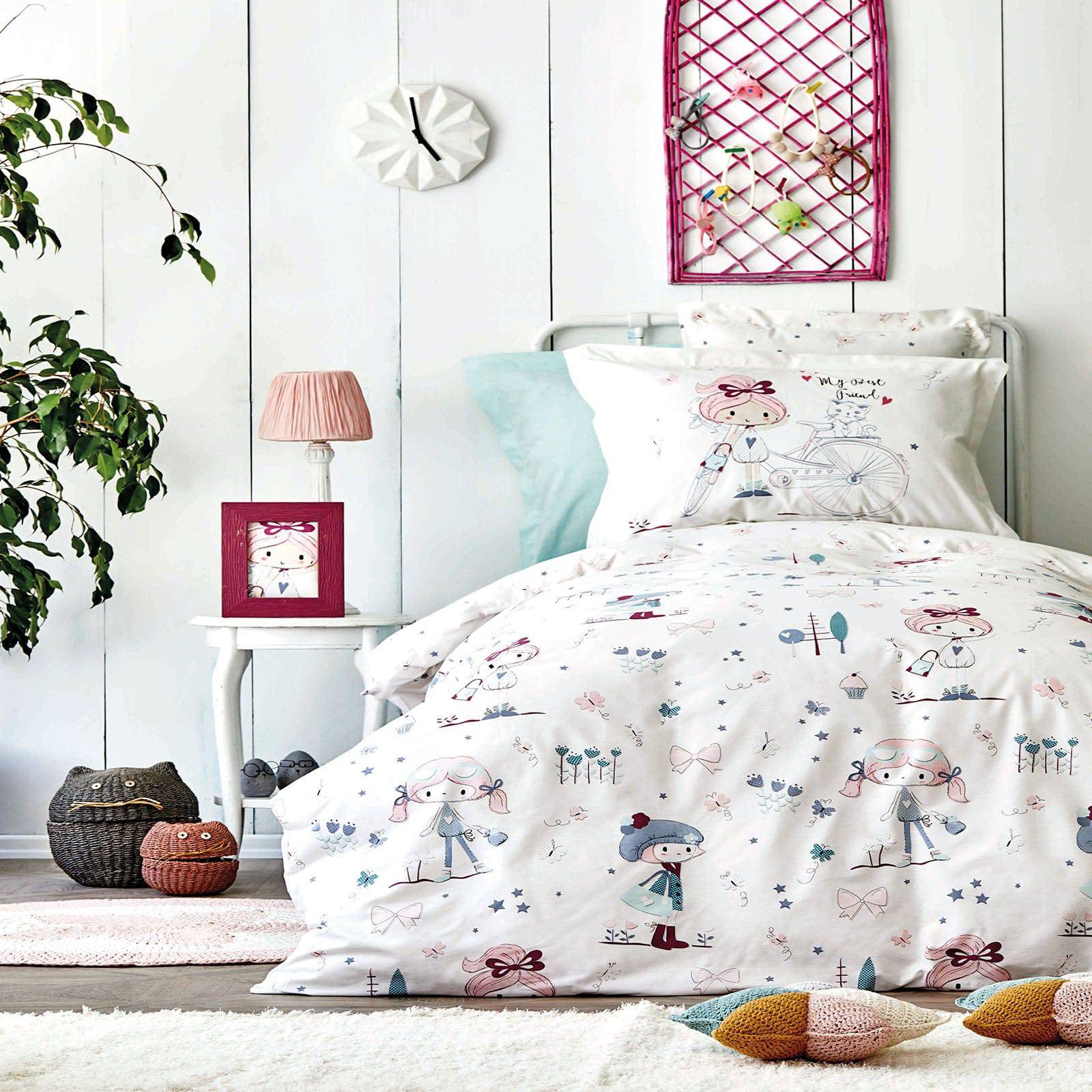 Poliment Pudra  Set 200.16.01.0108 -  Bedding - ebarza Furniture UAE | Shop Modern Furniture in Abu Dhabi & Dubai - مفروشات ايبازرا في الامارات | تسوق اثاث عصري وديكورات مميزة في دبي وابوظبي