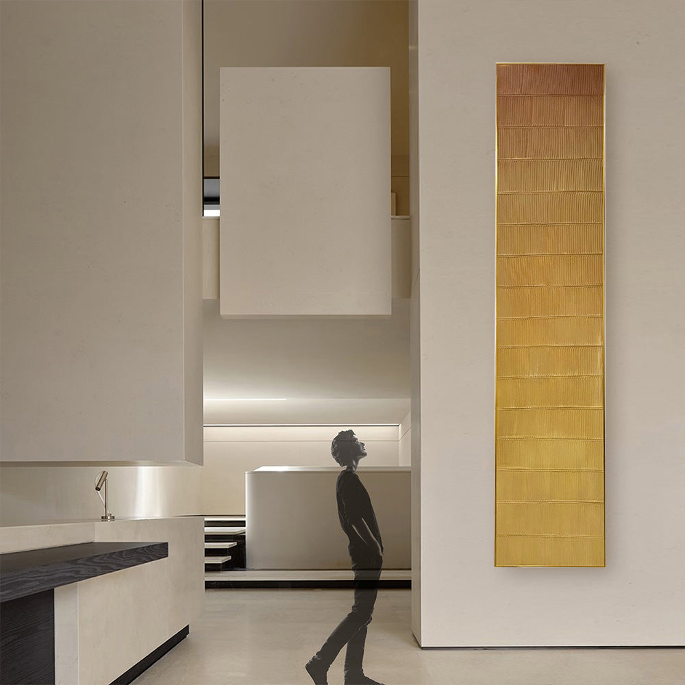 Golden Daylight Hand Painted Art Painting SOASAMPLE002-B--280x60cm - Paintings - ebarza Furniture UAE | Shop Modern Furniture in Abu Dhabi & Dubai - مفروشات ايبازرا في الامارات | تسوق اثاث عصري وديكورات مميزة في دبي وابوظبي