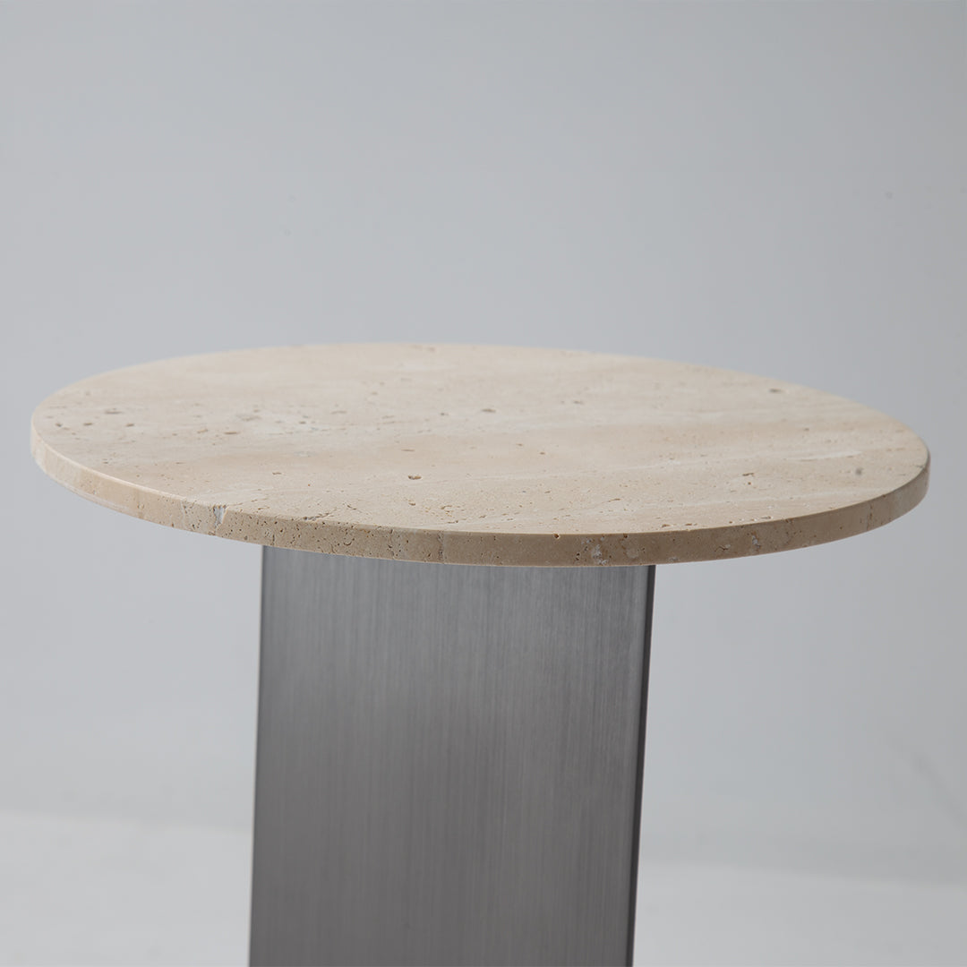 Travertine Coffee Table JA053-A - Coffee Tables - ebarza Furniture UAE | Shop Modern Furniture in Abu Dhabi & Dubai - مفروشات ايبازرا في الامارات | تسوق اثاث عصري وديكورات مميزة في دبي وابوظبي