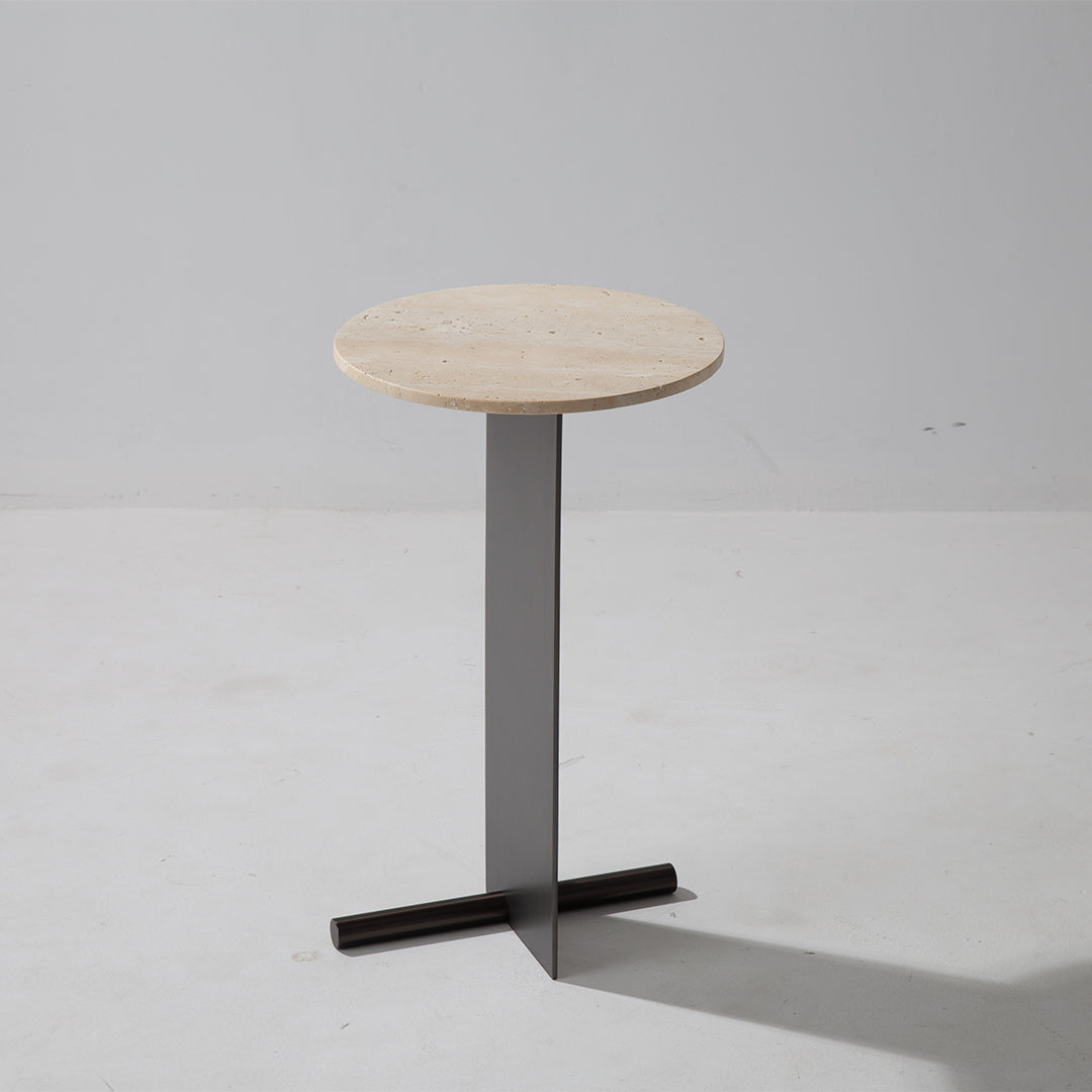 Travertine Coffee Table JA053-A - Coffee Tables - ebarza Furniture UAE | Shop Modern Furniture in Abu Dhabi & Dubai - مفروشات ايبازرا في الامارات | تسوق اثاث عصري وديكورات مميزة في دبي وابوظبي