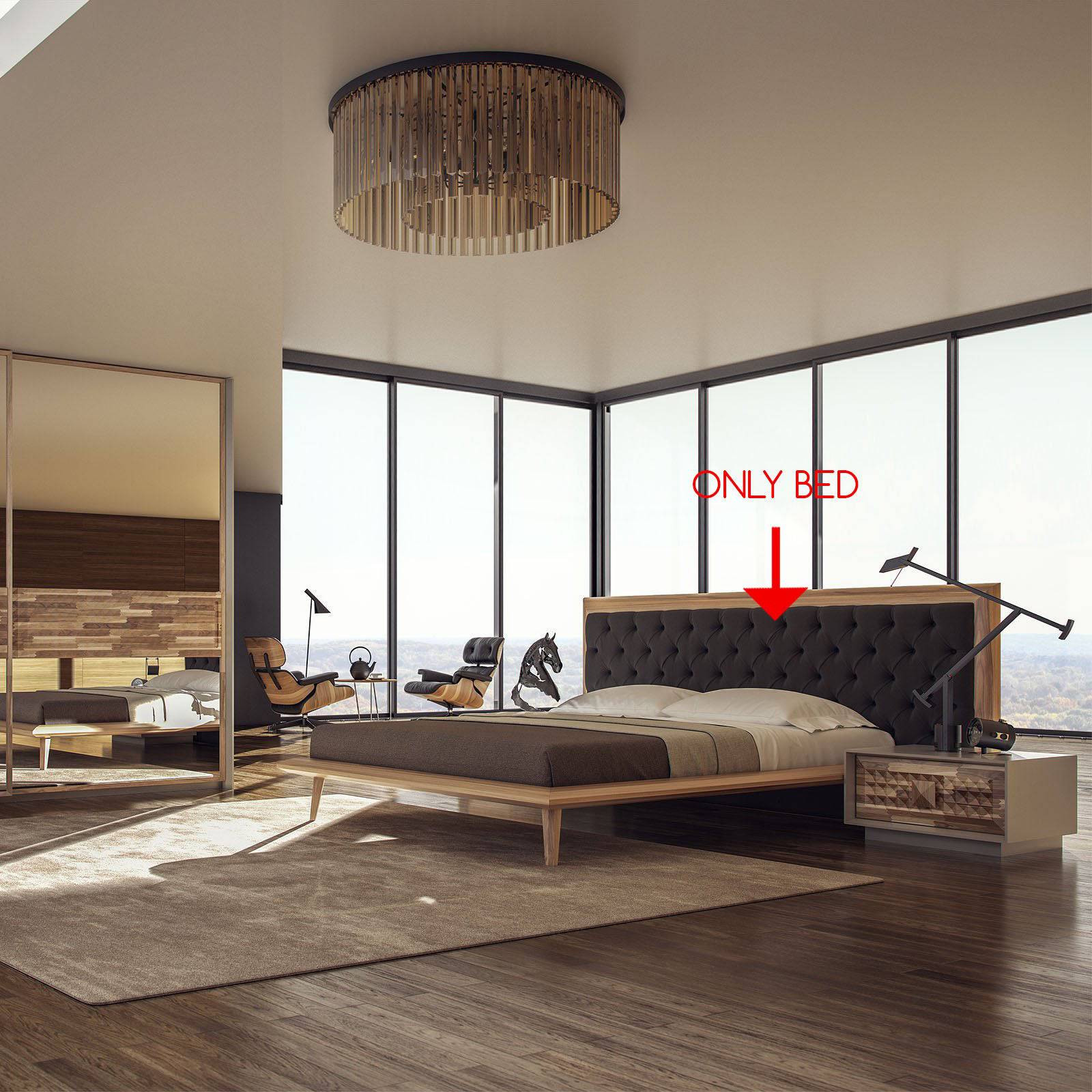 Prizma Bedstead Prizma001-Bed - Bedsteads - ebarza Furniture UAE | Shop Modern Furniture in Abu Dhabi & Dubai - مفروشات ايبازرا في الامارات | تسوق اثاث عصري وديكورات مميزة في دبي وابوظبي